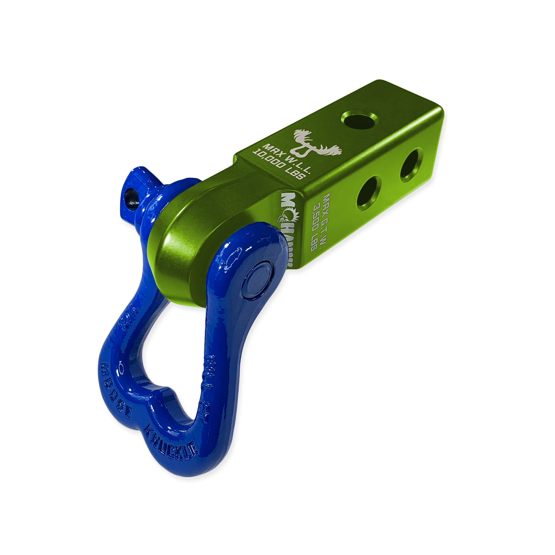 Photo of XL 3/4 Shackle and Mohawk 2.0 Receiver Combo by Forward Notion, LLC - Premium Recovery Gear for UTVs / Side by Sides