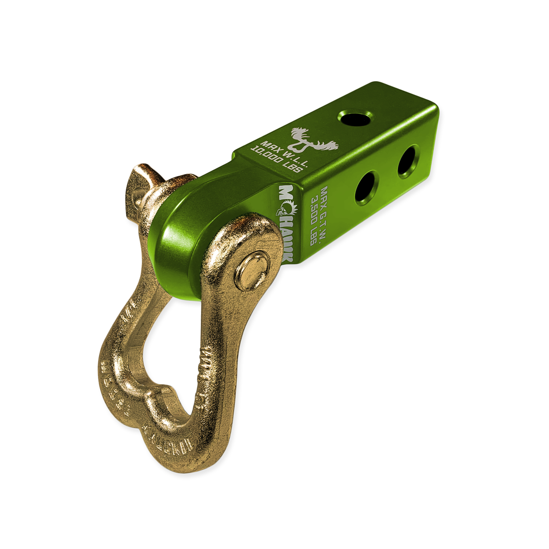 Photo of XL 3/4 Shackle and Mohawk 2.0 Receiver Combo by Forward Notion, LLC - Premium Recovery Gear for UTVs / Side by Sides