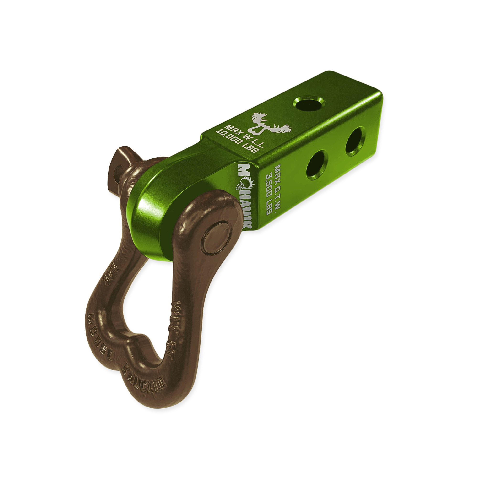 Photo of XL 3/4 Shackle and Mohawk 2.0 Receiver Combo by Forward Notion, LLC - Premium Recovery Gear for UTVs / Side by Sides