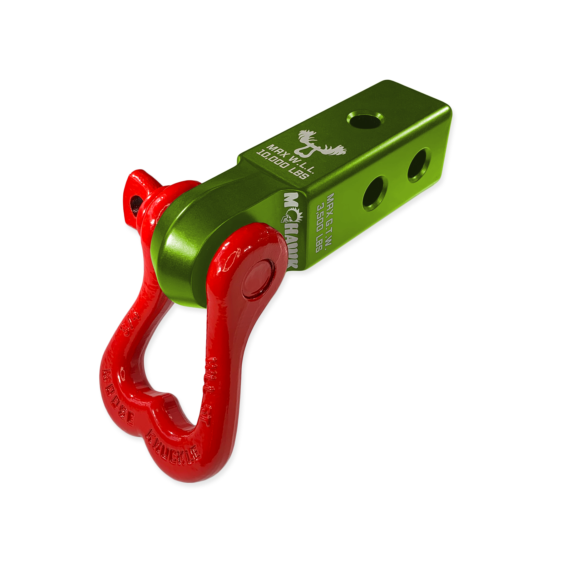 Photo of XL 3/4 Shackle and Mohawk 2.0 Receiver Combo by Forward Notion, LLC - Premium Recovery Gear for UTVs / Side by Sides