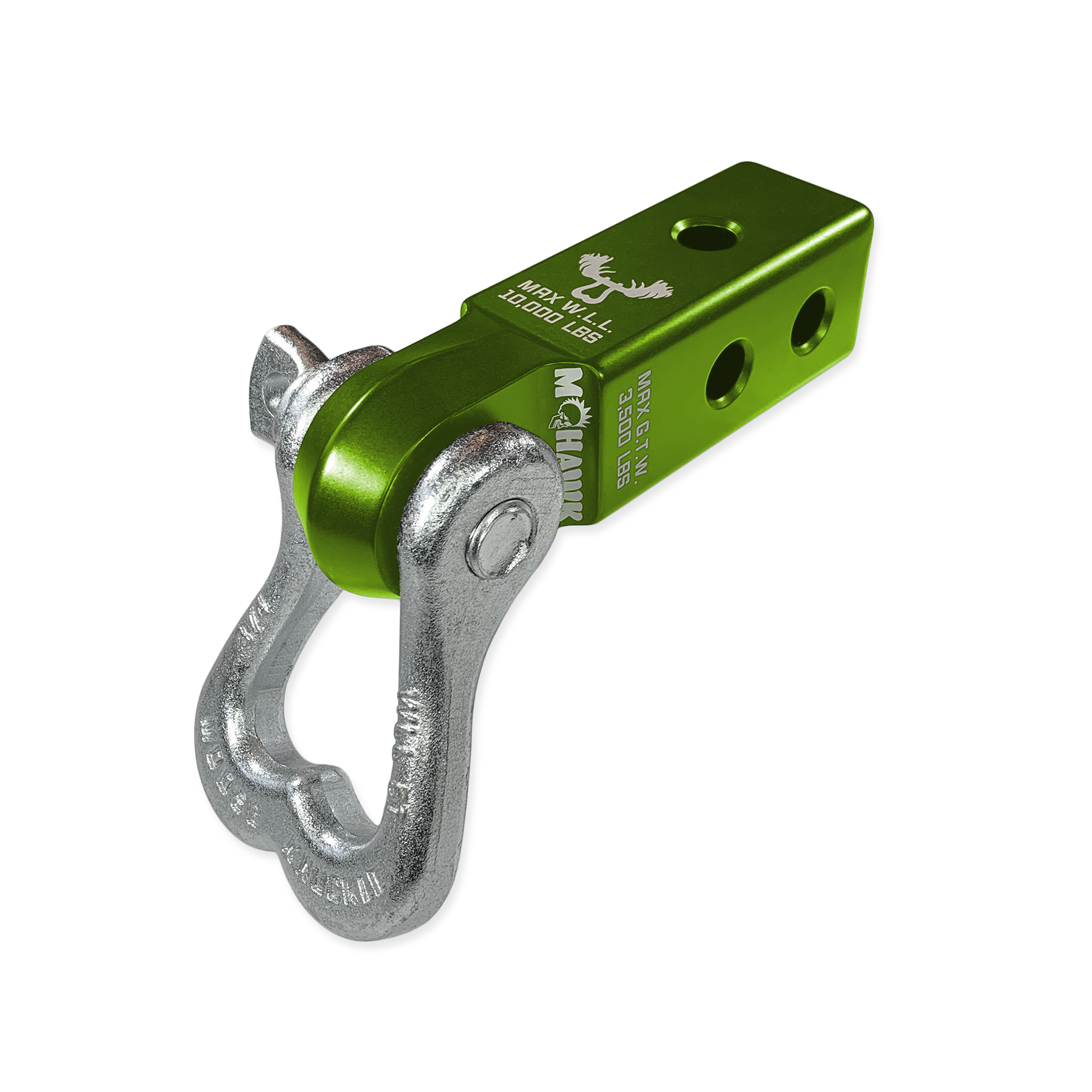 Photo of XL 3/4 Shackle and Mohawk 2.0 Receiver Combo by Forward Notion, LLC - Premium Recovery Gear for UTVs / Side by Sides
