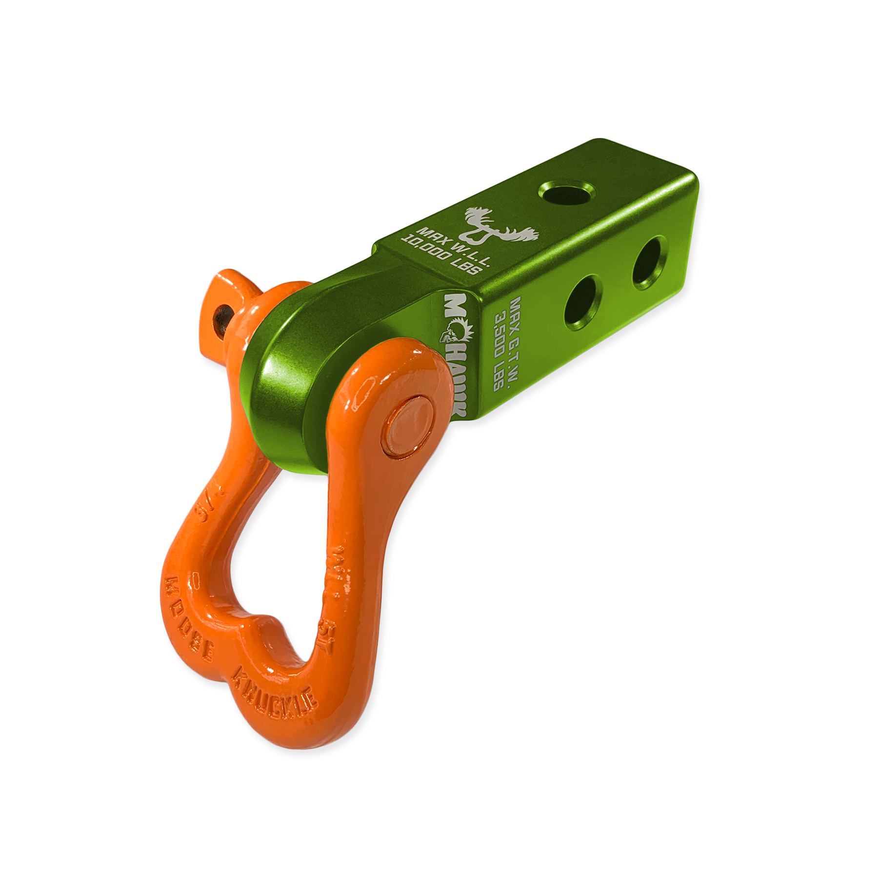 Photo of XL 3/4 Shackle and Mohawk 2.0 Receiver Combo by Forward Notion, LLC - Premium Recovery Gear for UTVs / Side by Sides