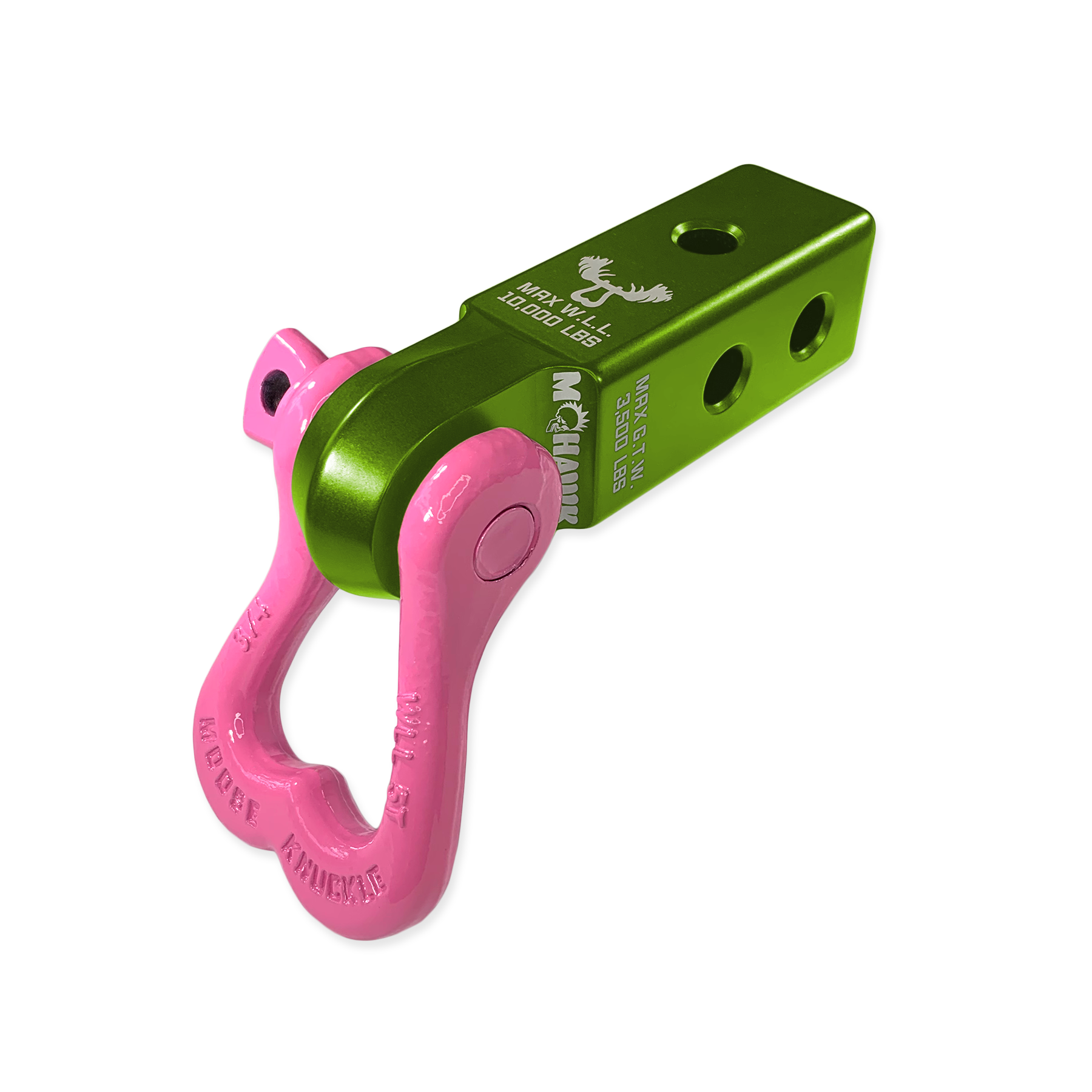 Photo of XL 3/4 Shackle and Mohawk 2.0 Receiver Combo by Forward Notion, LLC - Premium Recovery Gear for UTVs / Side by Sides
