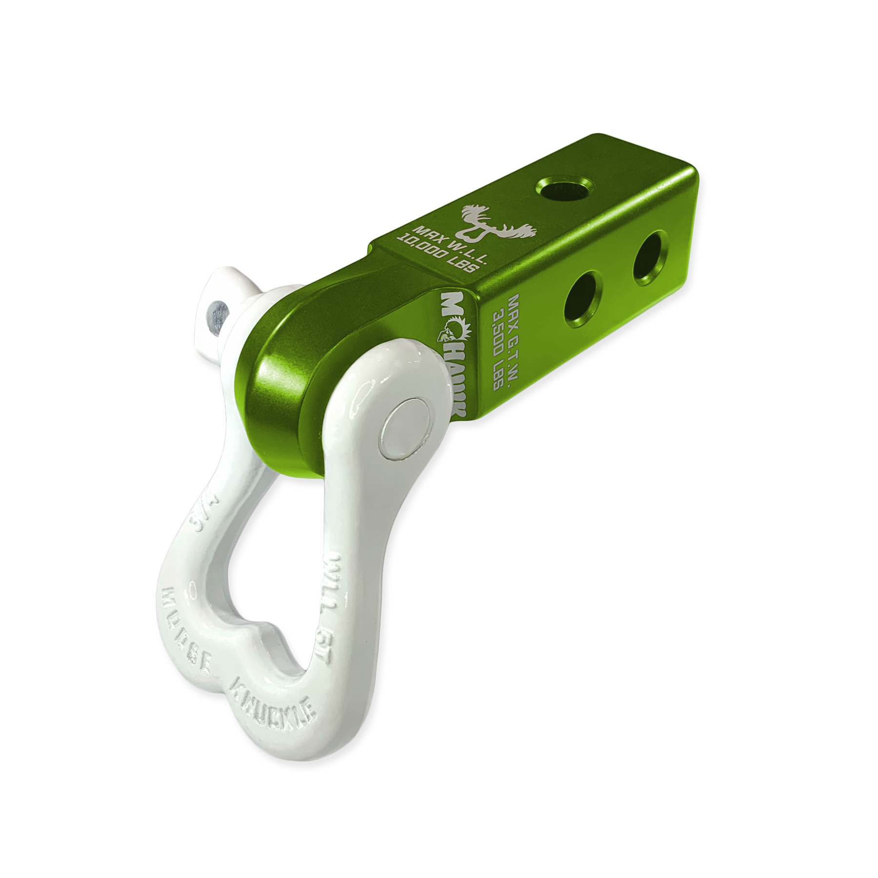 Photo of XL 3/4 Shackle and Mohawk 2.0 Receiver Combo by Forward Notion, LLC - Premium Recovery Gear for UTVs / Side by Sides