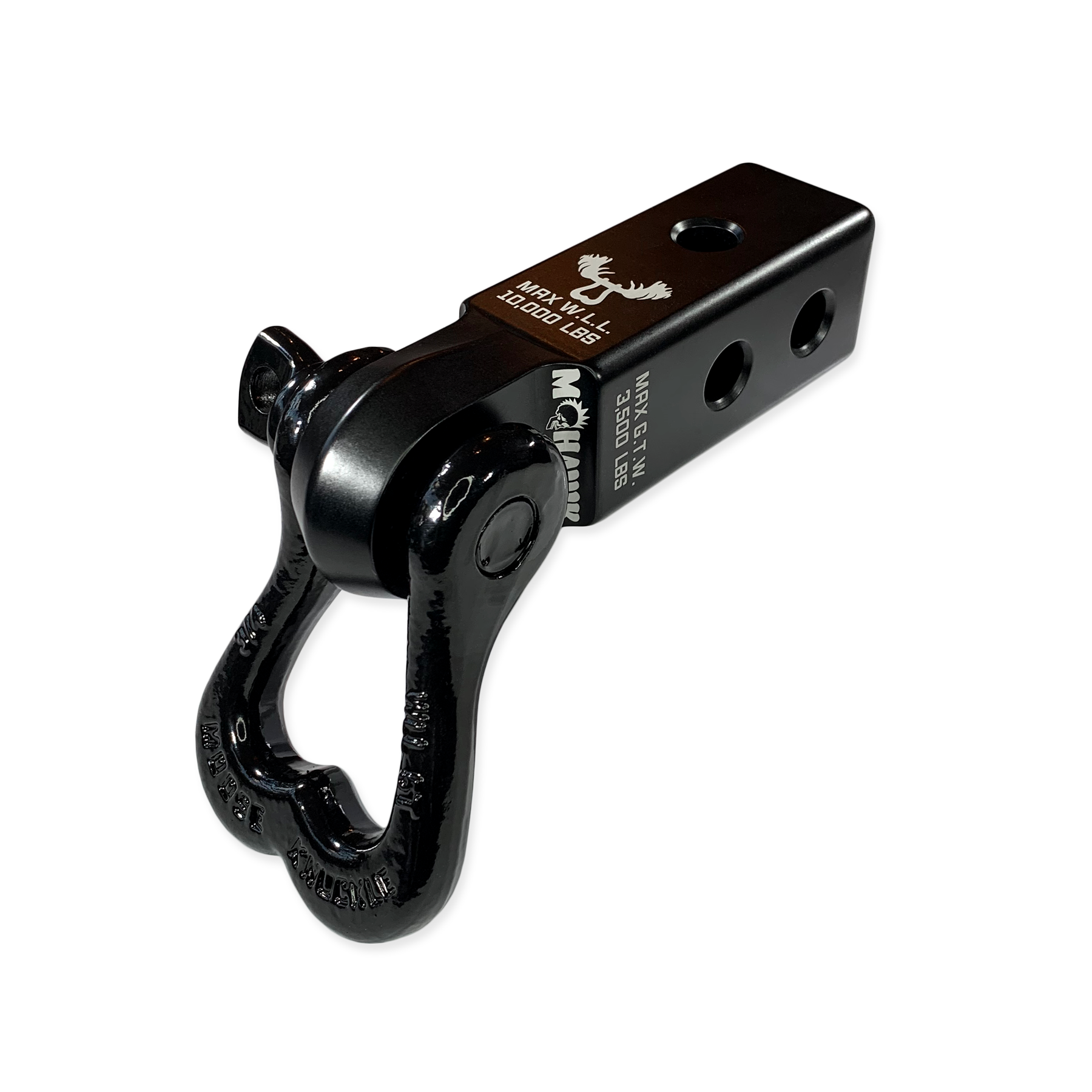 Photo of XL 3/4 Shackle and Mohawk 2.0 Receiver Combo by Forward Notion, LLC - Premium Recovery Gear for UTVs / Side by Sides
