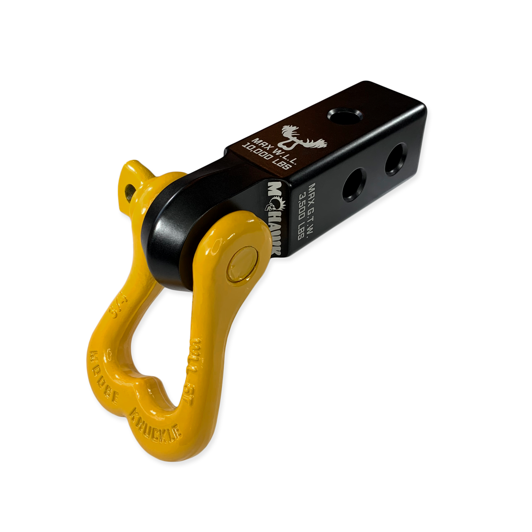 Photo of XL 3/4 Shackle and Mohawk 2.0 Receiver Combo by Forward Notion, LLC - Premium Recovery Gear for UTVs / Side by Sides