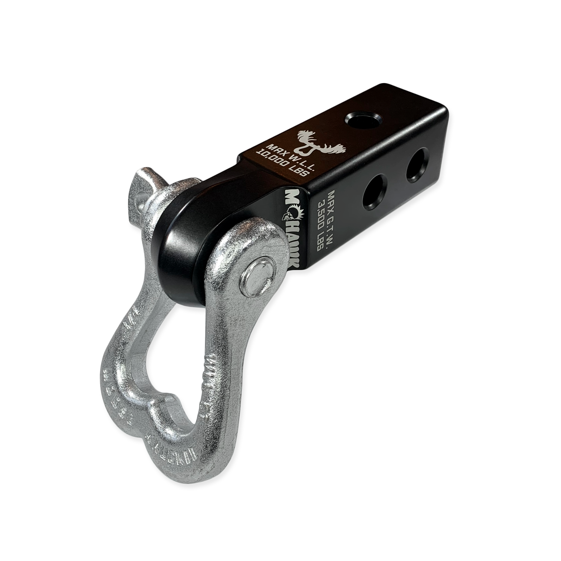 Photo of XL 3/4 Shackle and Mohawk 2.0 Receiver Combo by Forward Notion, LLC - Premium Recovery Gear for UTVs / Side by Sides