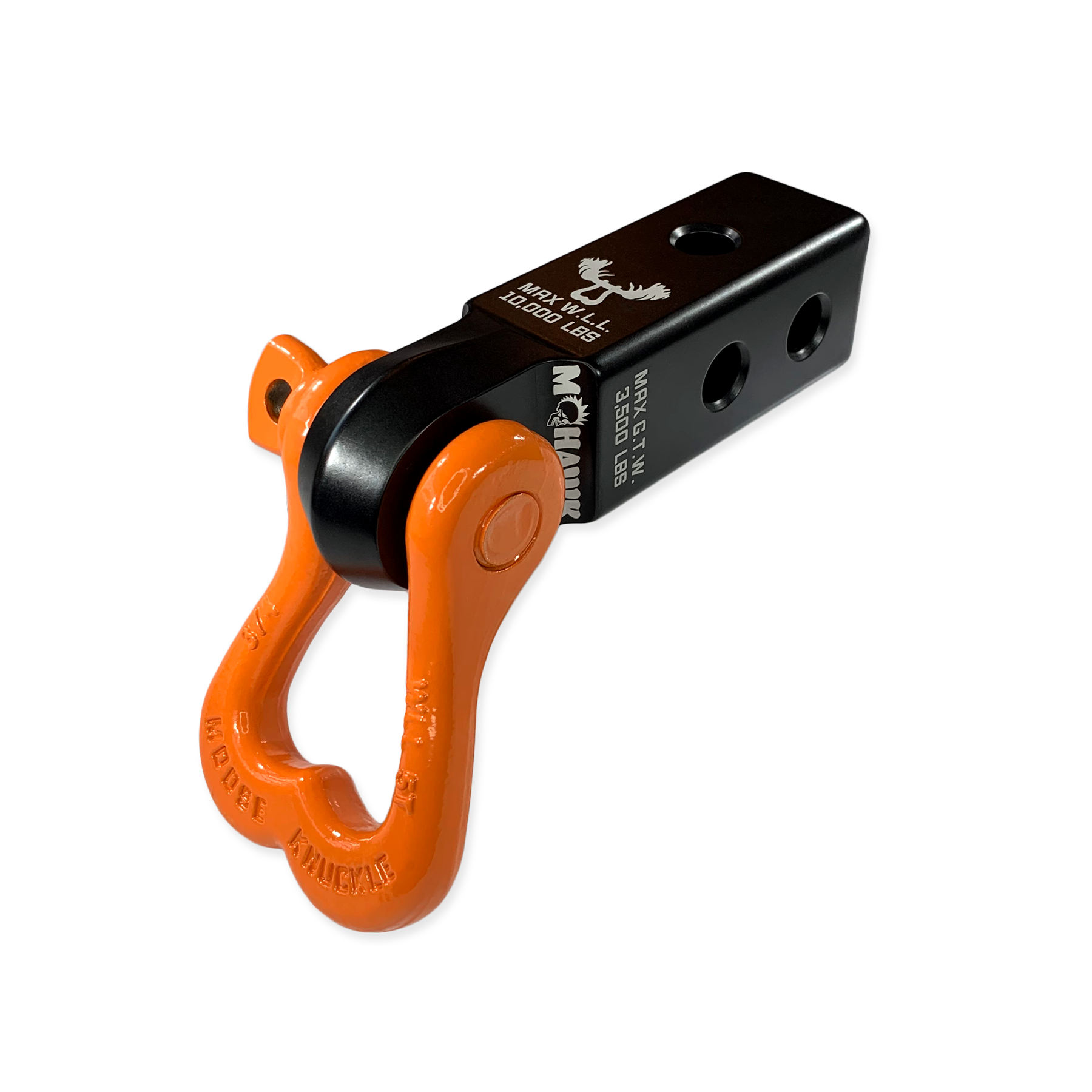 Photo of XL 3/4 Shackle and Mohawk 2.0 Receiver Combo by Forward Notion, LLC - Premium Recovery Gear for UTVs / Side by Sides
