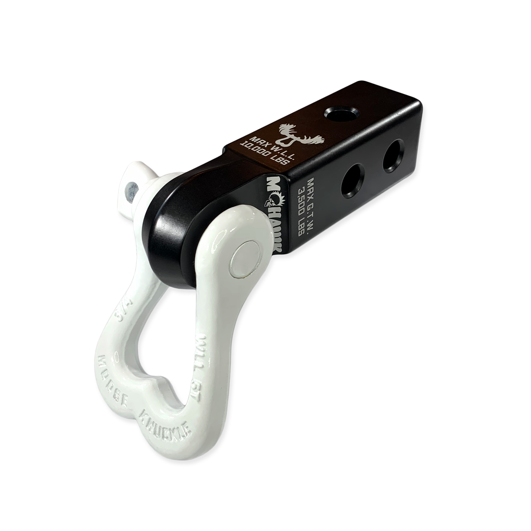 Photo of XL 3/4 Shackle and Mohawk 2.0 Receiver Combo by Forward Notion, LLC - Premium Recovery Gear for UTVs / Side by Sides