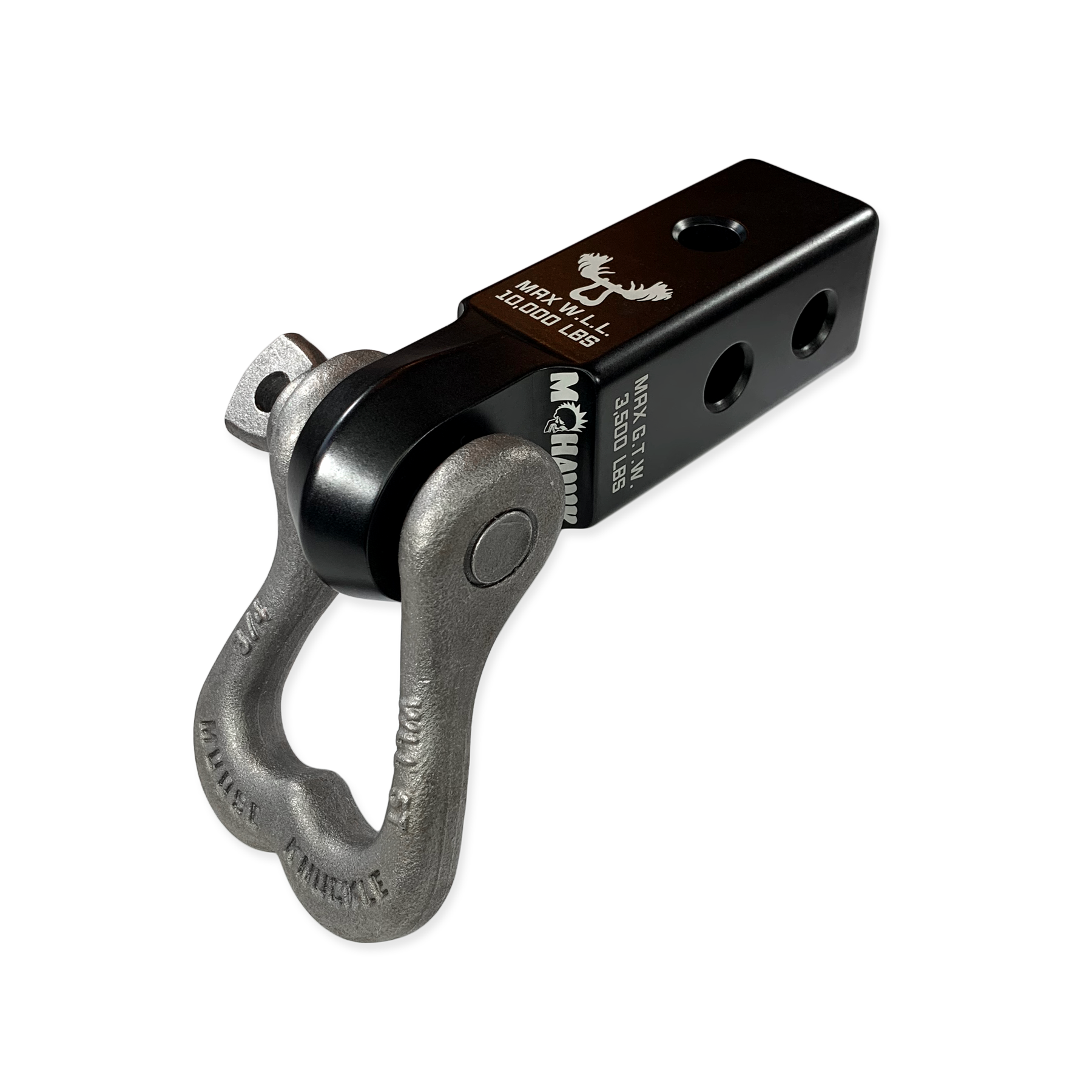 Photo of XL 3/4 Shackle and Mohawk 2.0 Receiver Combo by Forward Notion, LLC - Premium Recovery Gear for UTVs / Side by Sides