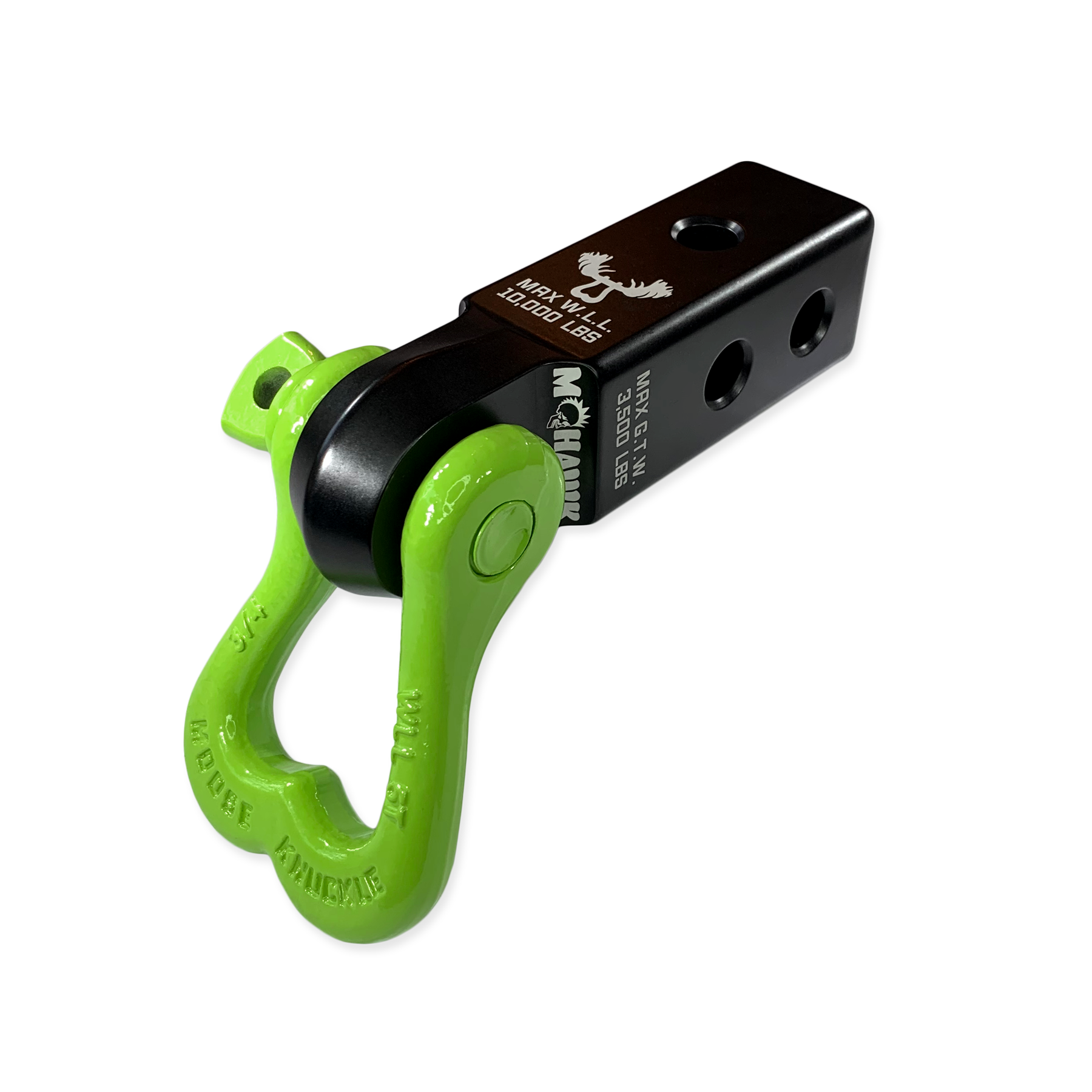Photo of XL 3/4 Shackle and Mohawk 2.0 Receiver Combo by Forward Notion, LLC - Premium Recovery Gear for UTVs / Side by Sides