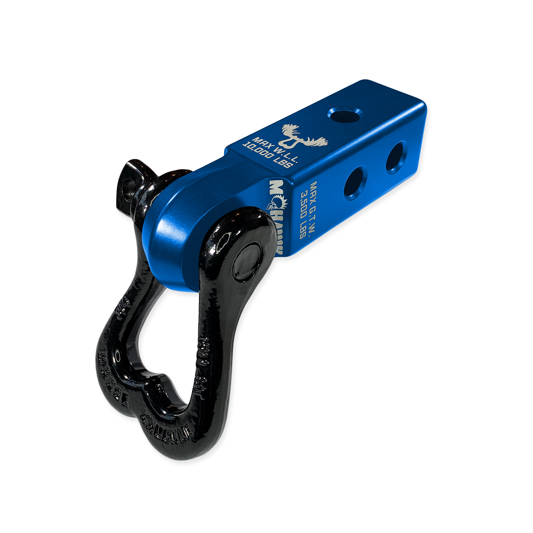 Photo of XL 3/4 Shackle and Mohawk 2.0 Receiver Combo by Forward Notion, LLC - Premium Recovery Gear for UTVs / Side by Sides