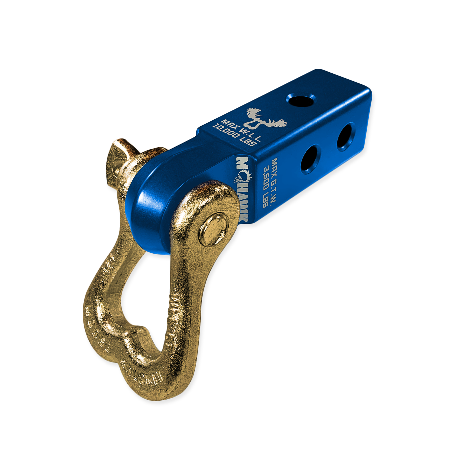 Photo of XL 3/4 Shackle and Mohawk 2.0 Receiver Combo by Forward Notion, LLC - Premium Recovery Gear for UTVs / Side by Sides