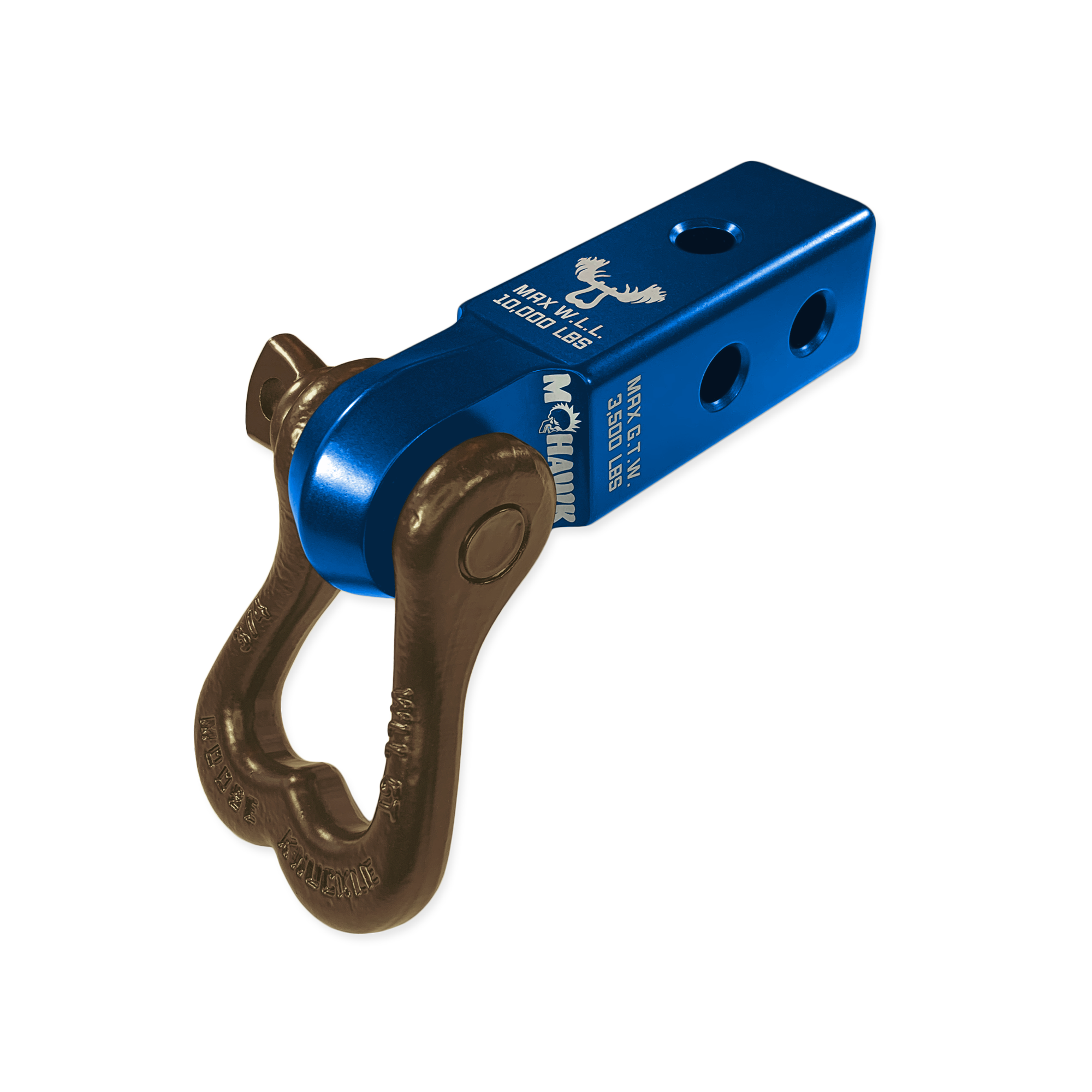 Photo of XL 3/4 Shackle and Mohawk 2.0 Receiver Combo by Forward Notion, LLC - Premium Recovery Gear for UTVs / Side by Sides