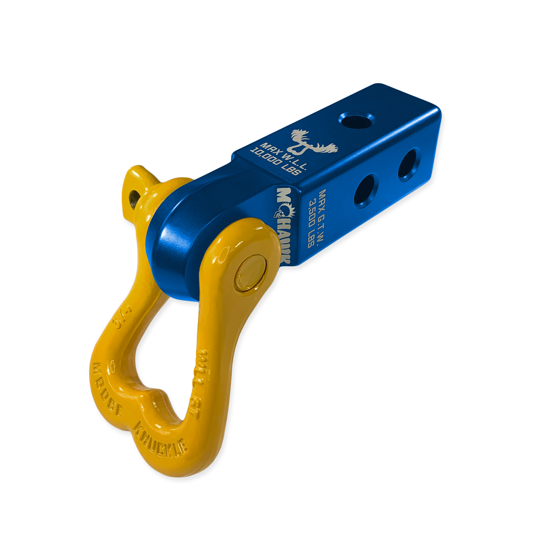 Photo of XL 3/4 Shackle and Mohawk 2.0 Receiver Combo by Forward Notion, LLC - Premium Recovery Gear for UTVs / Side by Sides
