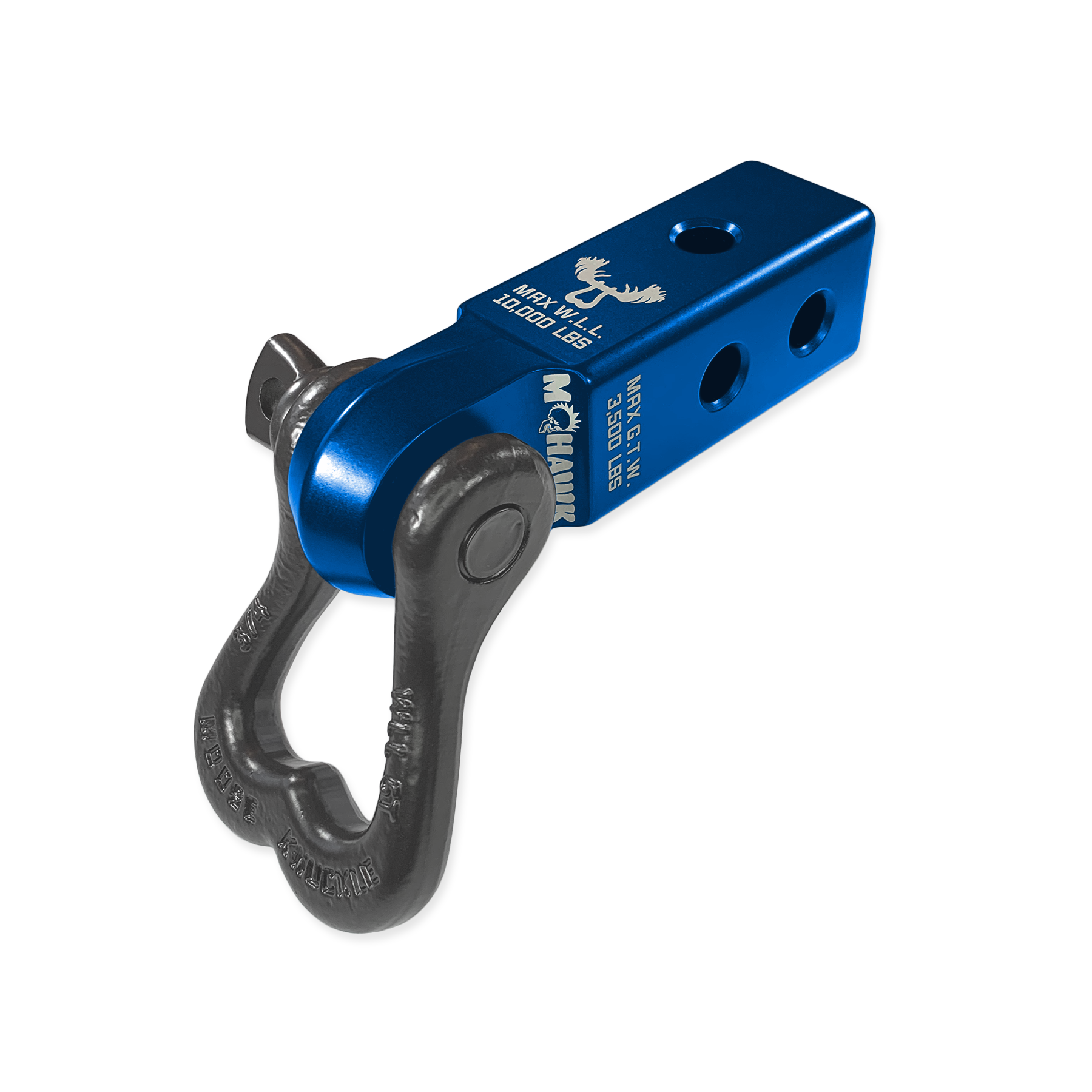 Photo of XL 3/4 Shackle and Mohawk 2.0 Receiver Combo by Forward Notion, LLC - Premium Recovery Gear for UTVs / Side by Sides