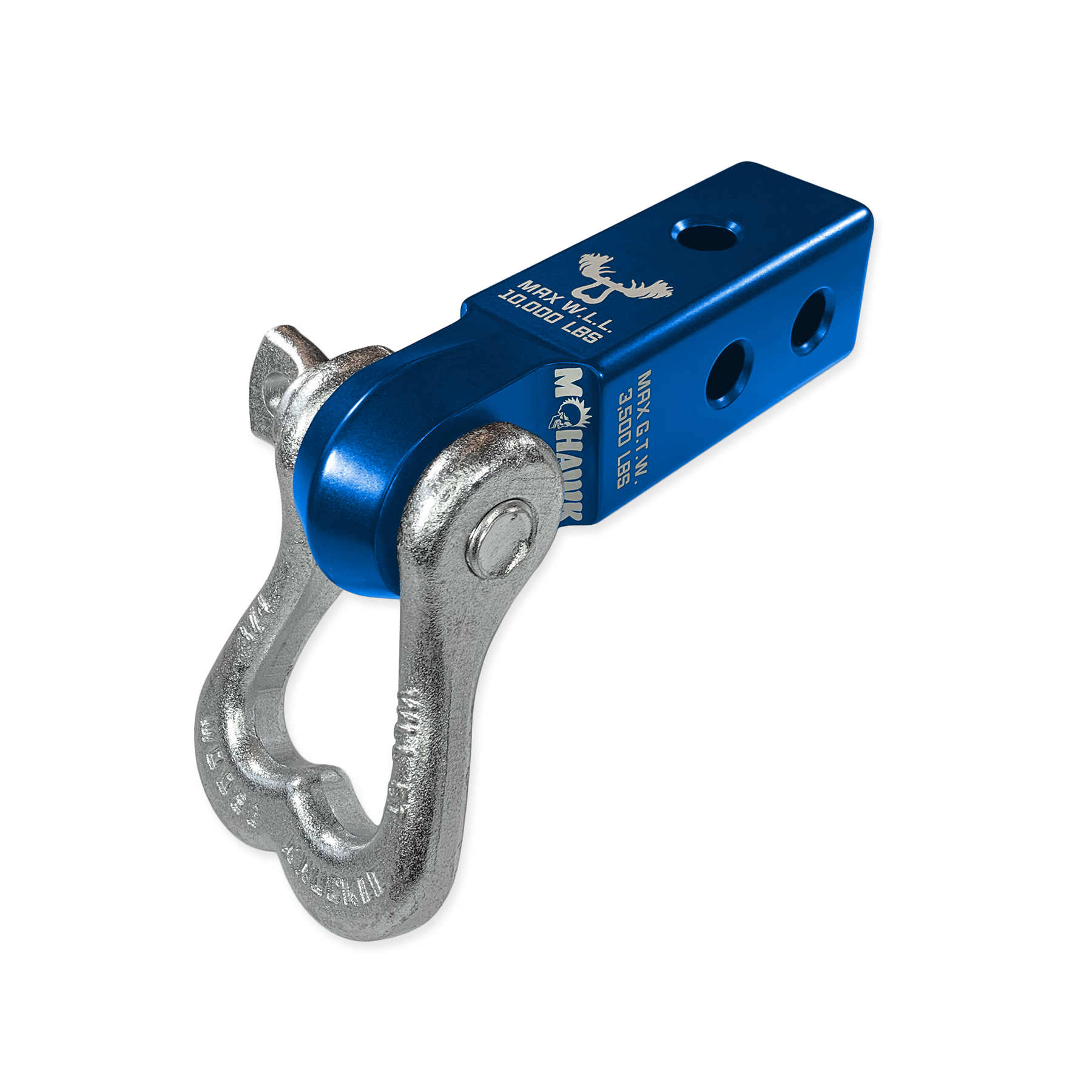 Photo of XL 3/4 Shackle and Mohawk 2.0 Receiver Combo by Forward Notion, LLC - Premium Recovery Gear for UTVs / Side by Sides