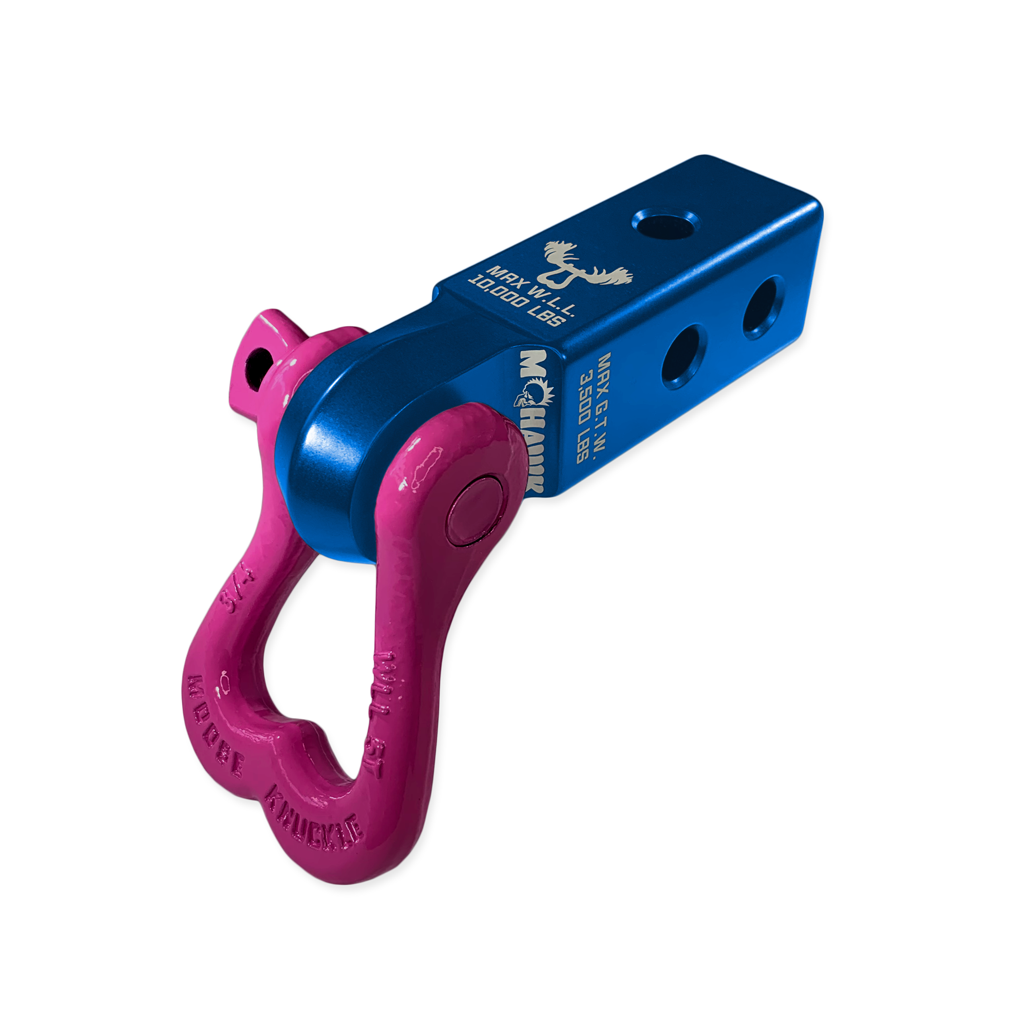 Photo of XL 3/4 Shackle and Mohawk 2.0 Receiver Combo by Forward Notion, LLC - Premium Recovery Gear for UTVs / Side by Sides