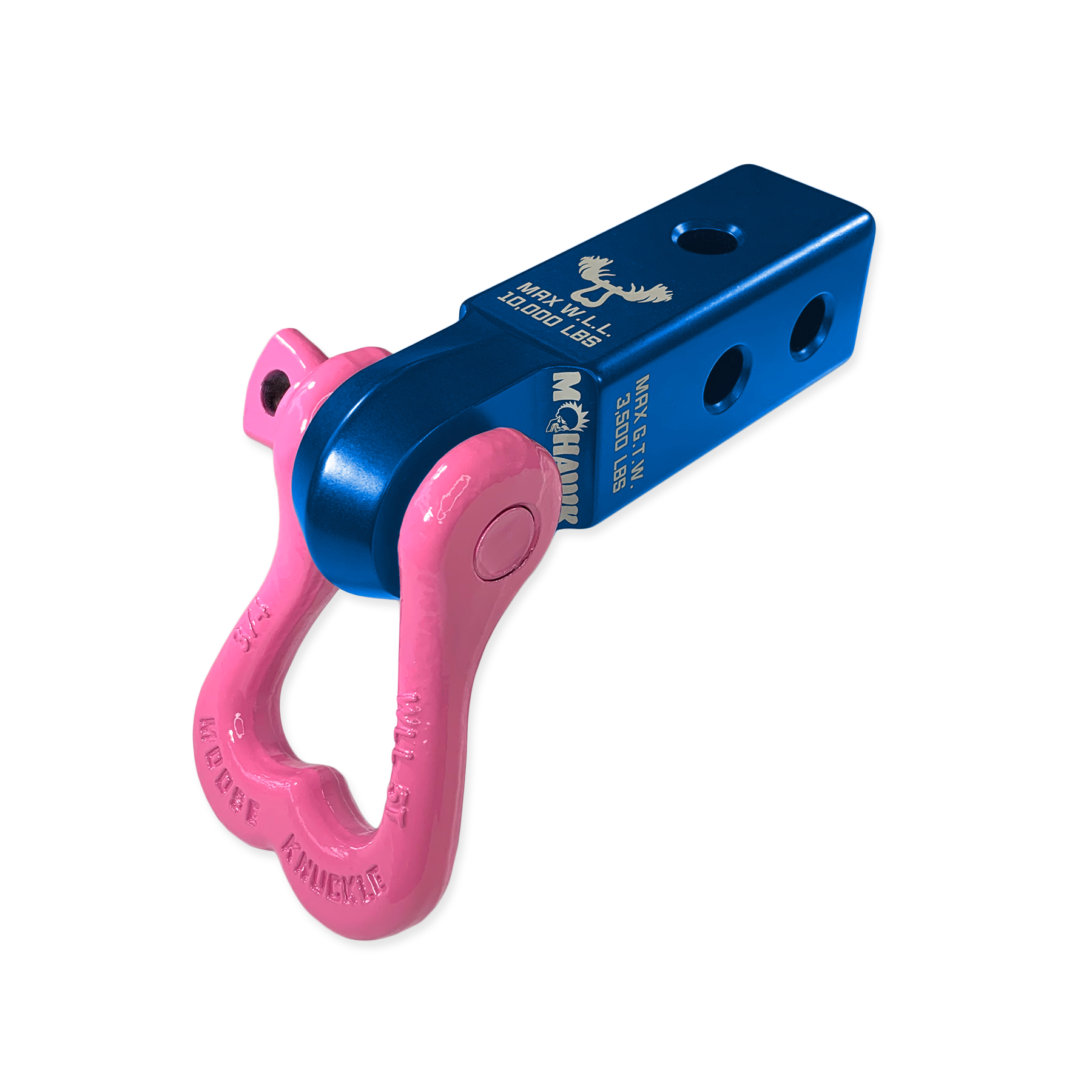 Photo of XL 3/4 Shackle and Mohawk 2.0 Receiver Combo by Forward Notion, LLC - Premium Recovery Gear for UTVs / Side by Sides