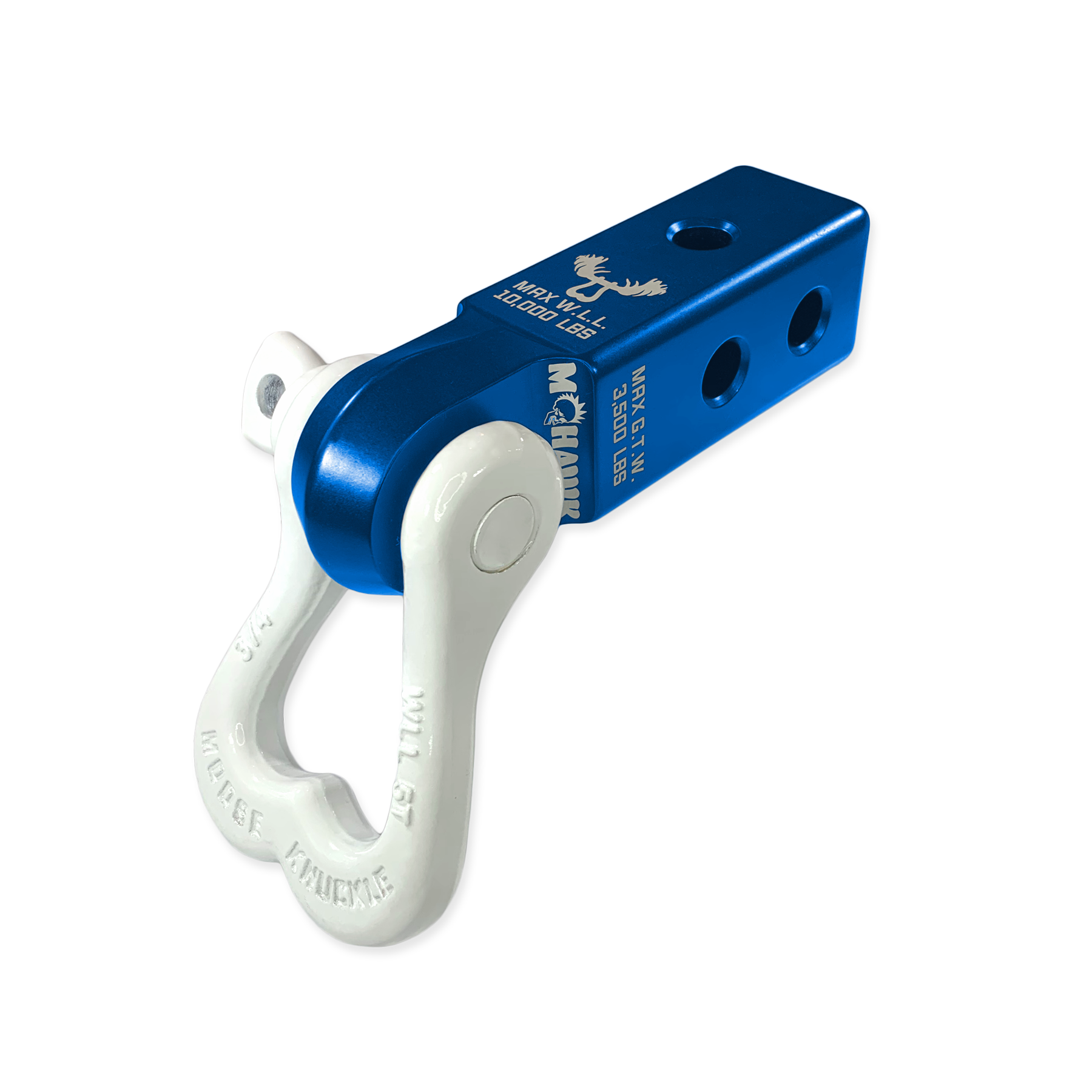 Photo of XL 3/4 Shackle and Mohawk 2.0 Receiver Combo by Forward Notion, LLC - Premium Recovery Gear for UTVs / Side by Sides
