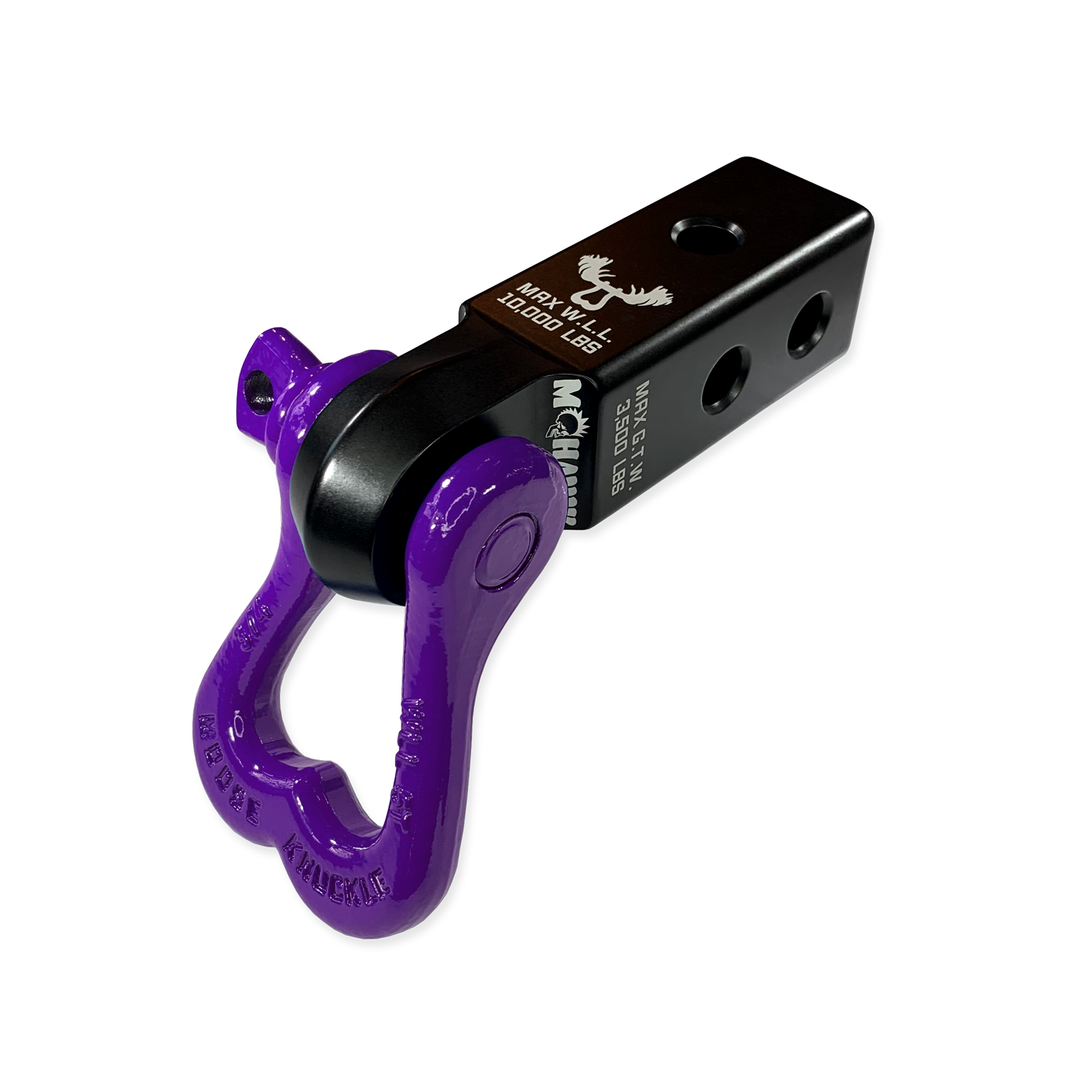 Photo of XL 3/4 Shackle and Mohawk 2.0 Receiver Combo by Forward Notion, LLC - Premium Recovery Gear for UTVs / Side by Sides