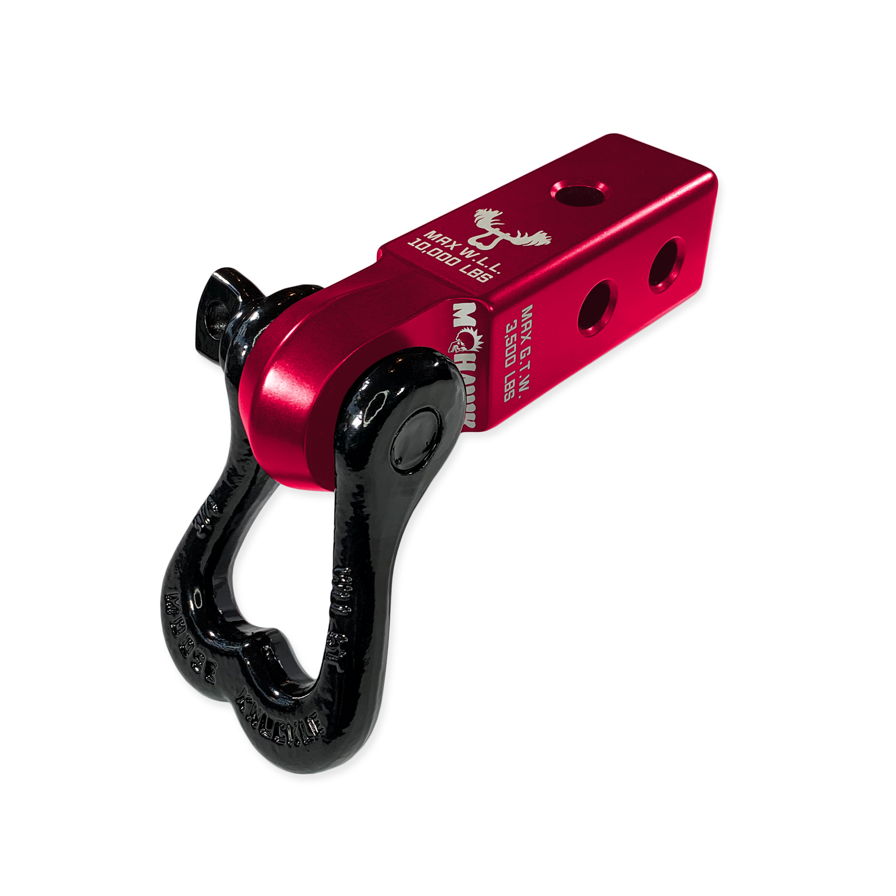 Photo of XL 3/4 Shackle and Mohawk 2.0 Receiver Combo by Forward Notion, LLC - Premium Recovery Gear for UTVs / Side by Sides