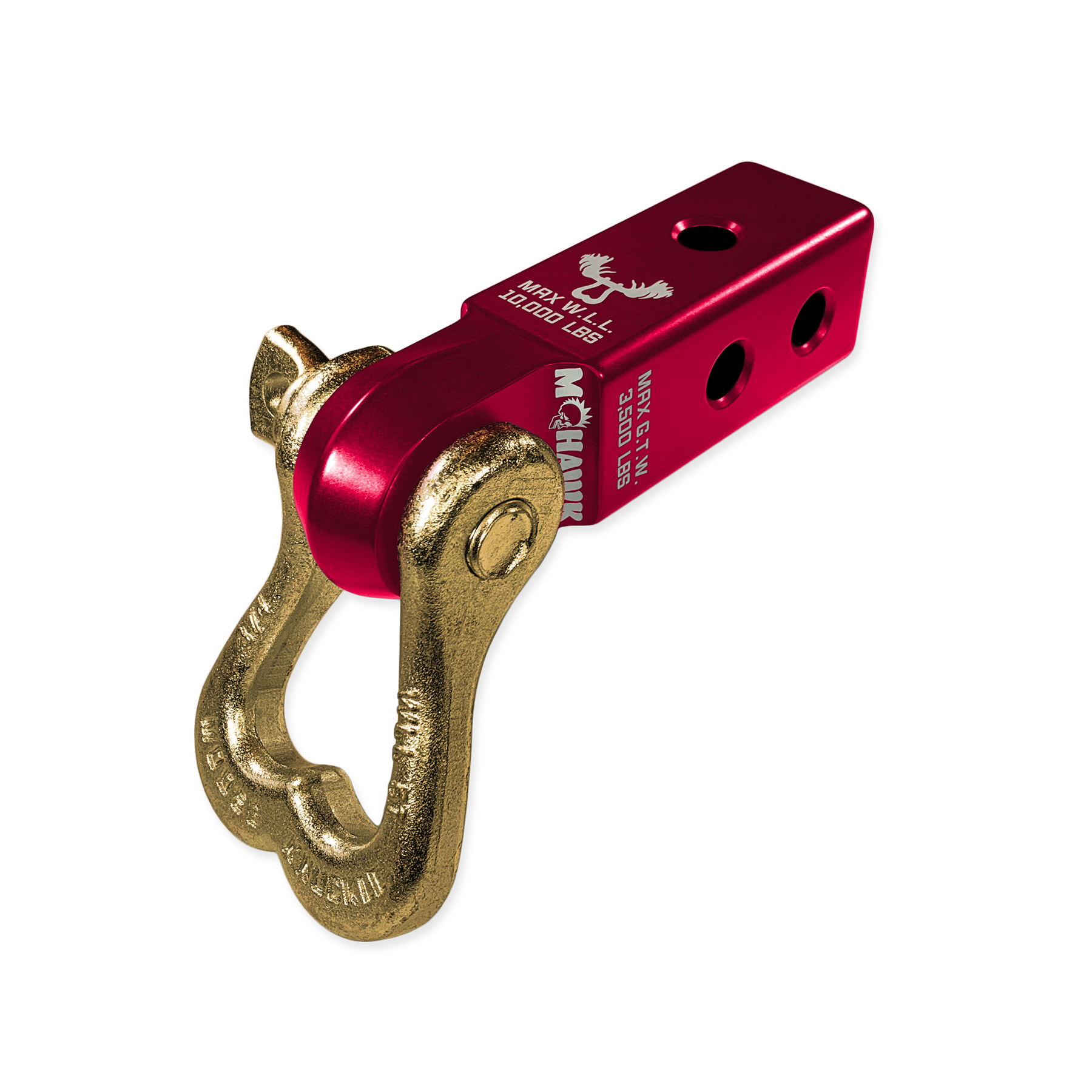 Photo of XL 3/4 Shackle and Mohawk 2.0 Receiver Combo by Forward Notion, LLC - Premium Recovery Gear for UTVs / Side by Sides