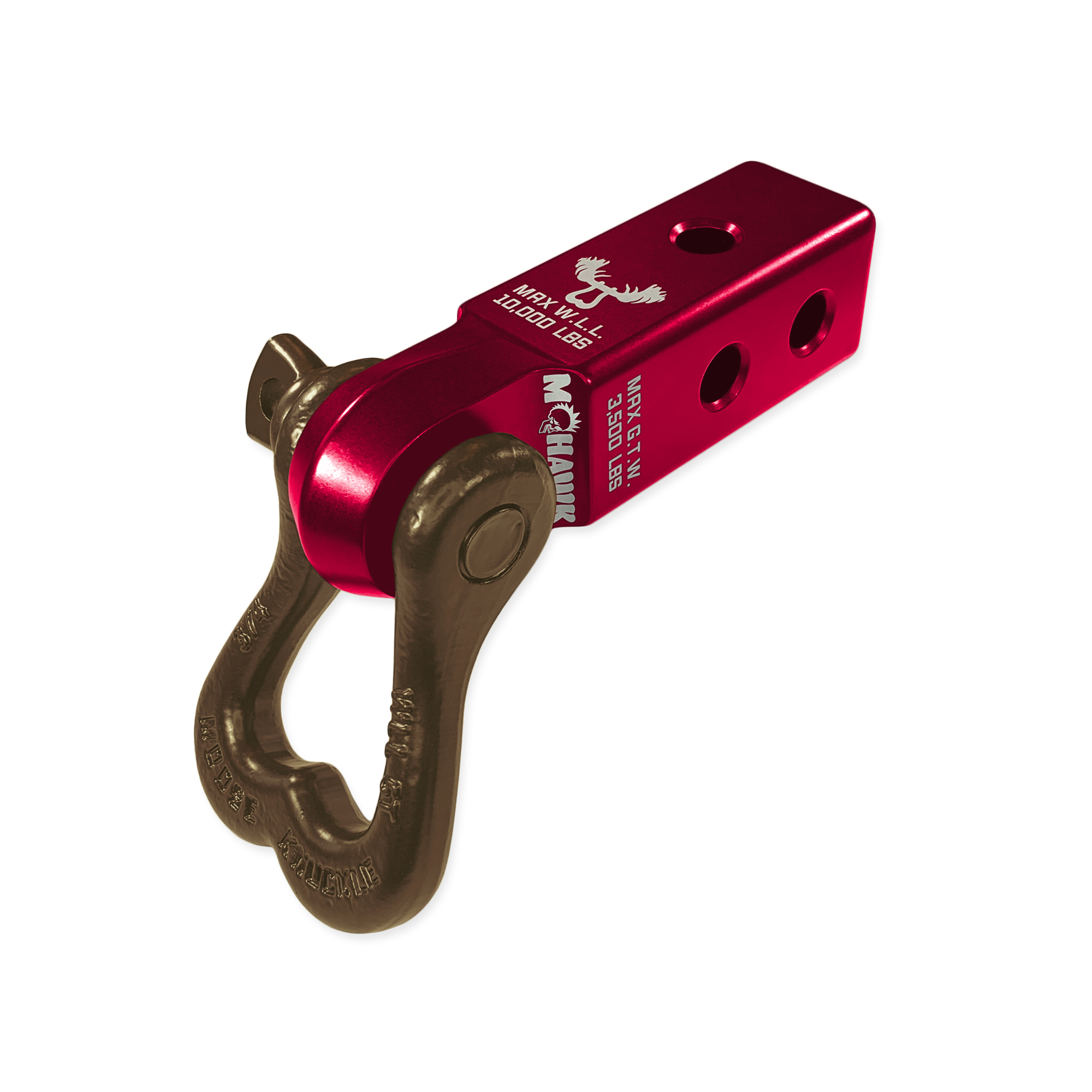 Photo of XL 3/4 Shackle and Mohawk 2.0 Receiver Combo by Forward Notion, LLC - Premium Recovery Gear for UTVs / Side by Sides