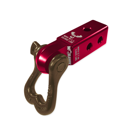 Photo of XL 3/4 Shackle and Mohawk 2.0 Receiver Combo by Forward Notion, LLC - Premium Recovery Gear for UTVs / Side by Sides