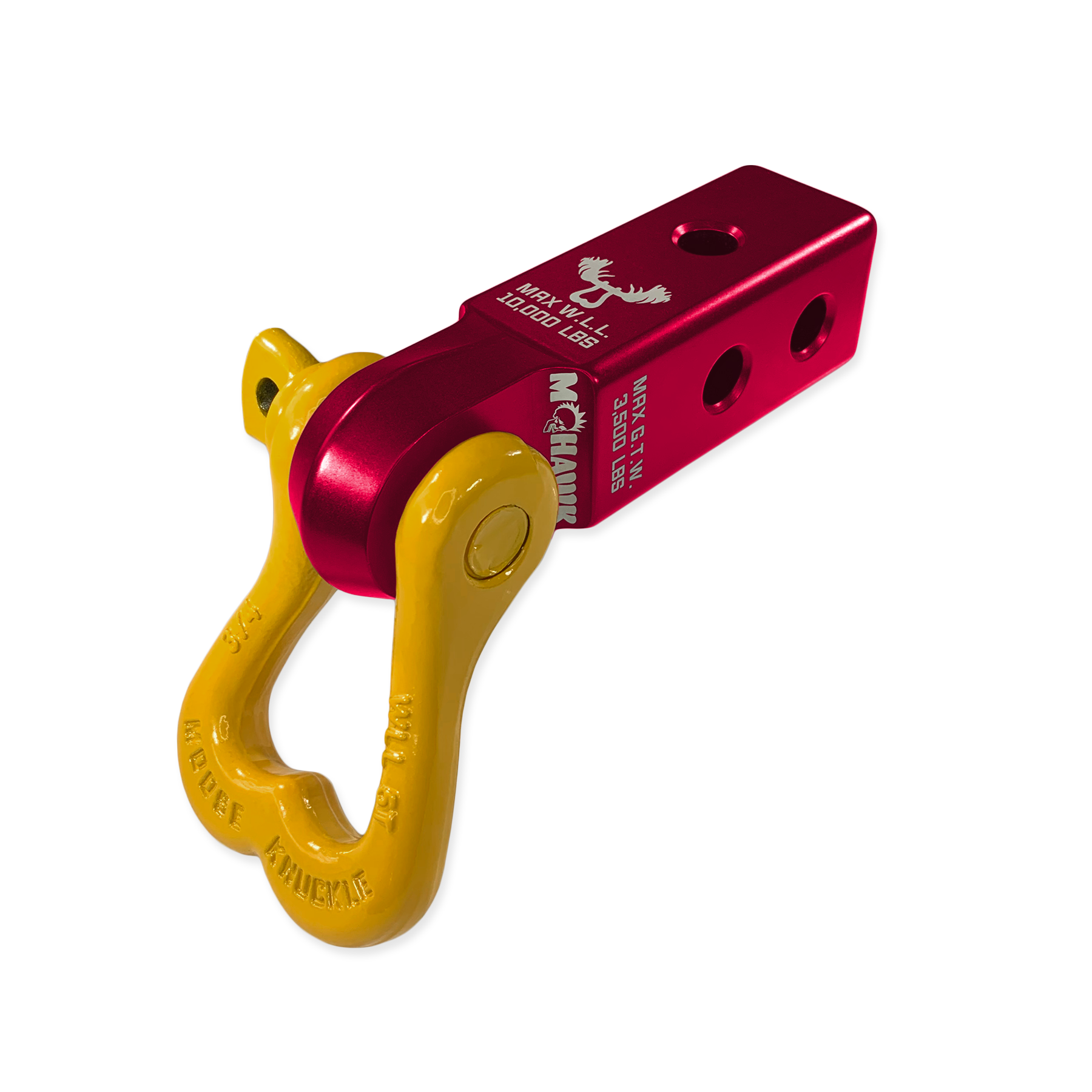 Photo of XL 3/4 Shackle and Mohawk 2.0 Receiver Combo by Forward Notion, LLC - Premium Recovery Gear for UTVs / Side by Sides