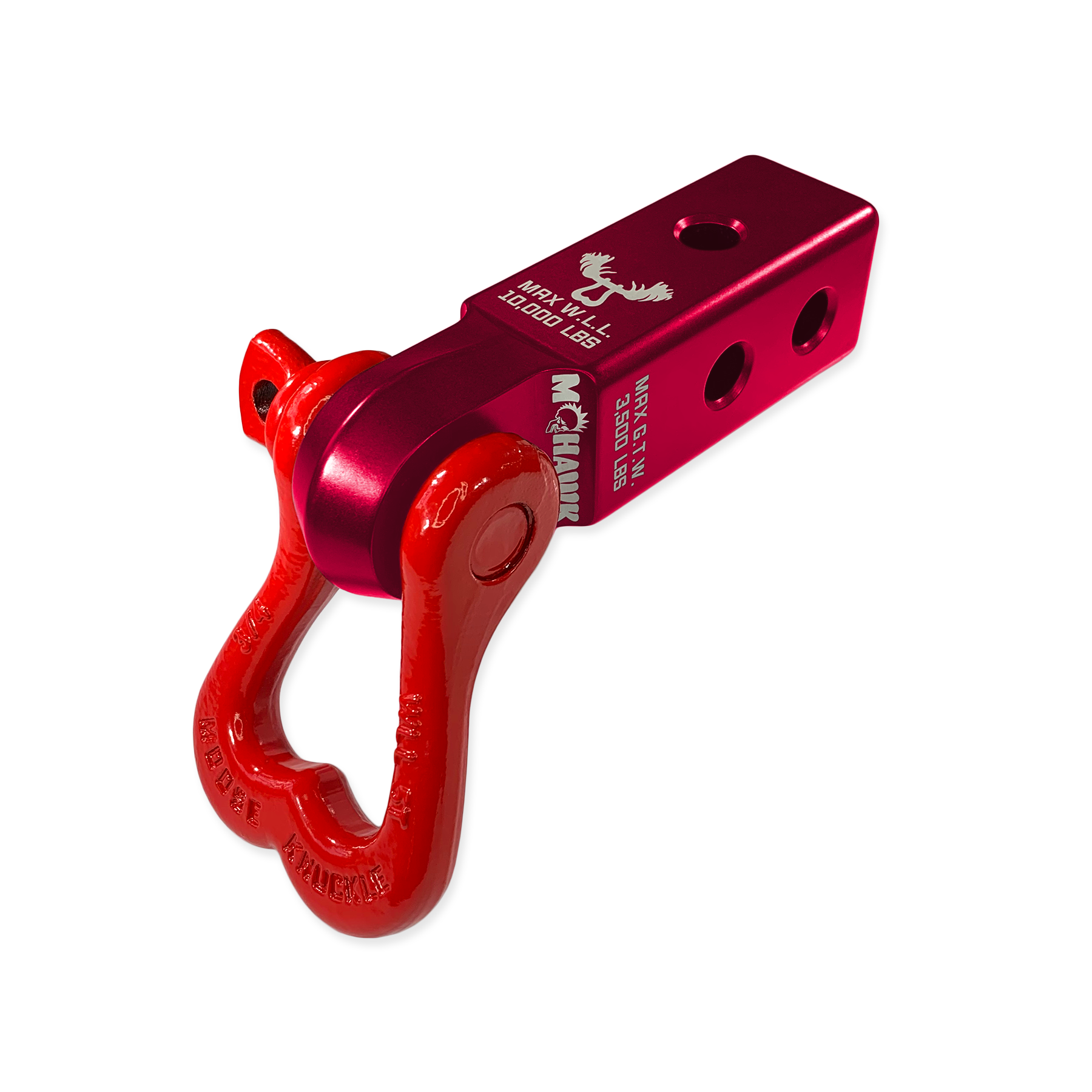 Photo of XL 3/4 Shackle and Mohawk 2.0 Receiver Combo by Forward Notion, LLC - Premium Recovery Gear for UTVs / Side by Sides