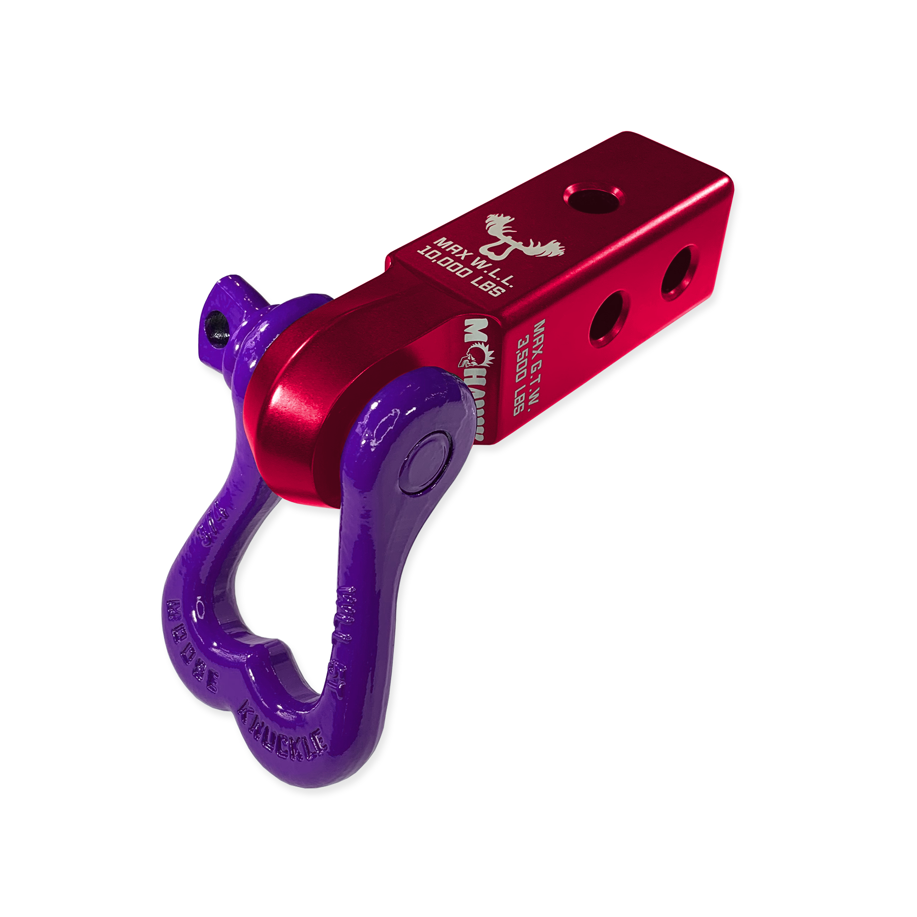 Photo of XL 3/4 Shackle and Mohawk 2.0 Receiver Combo by Forward Notion, LLC - Premium Recovery Gear for UTVs / Side by Sides
