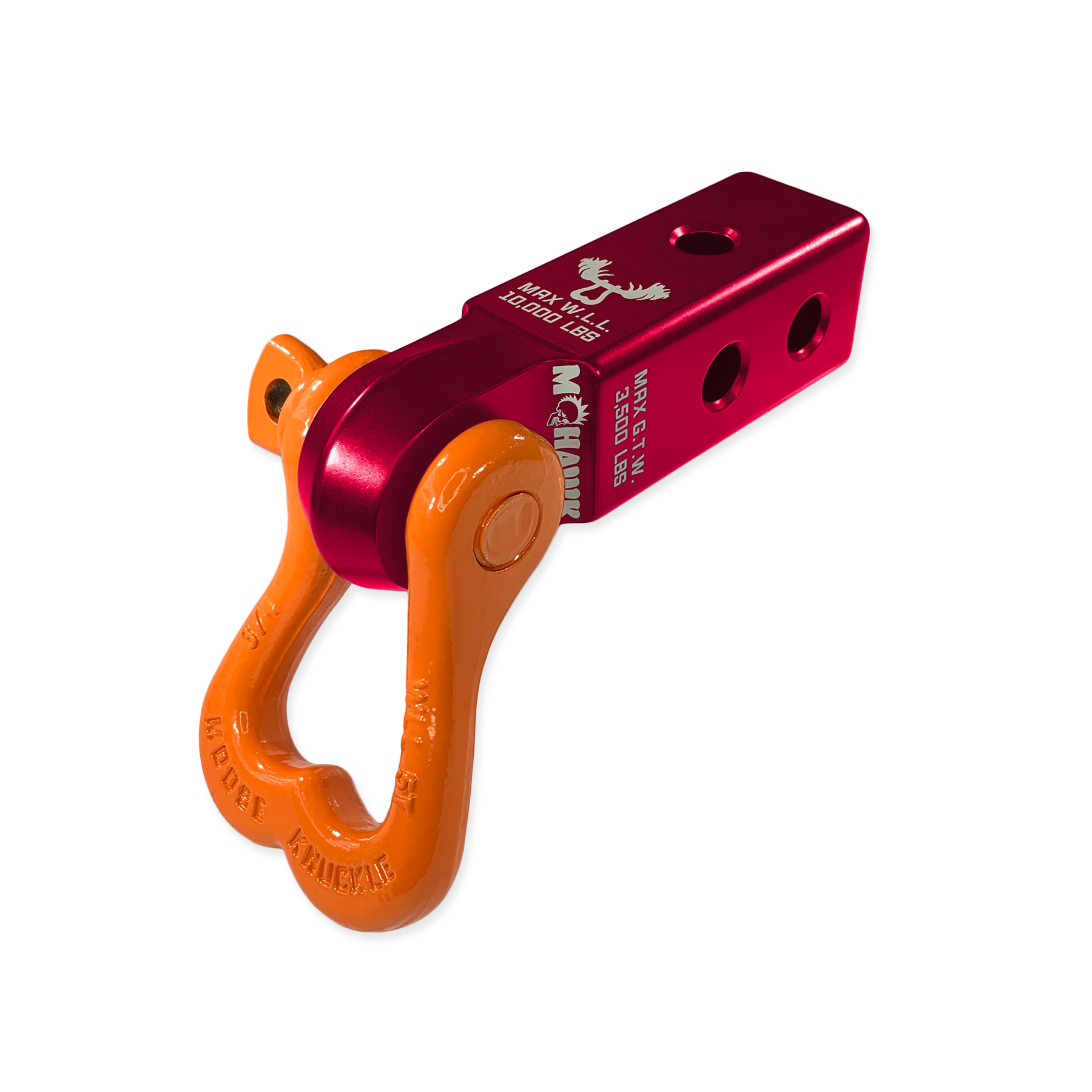 Photo of XL 3/4 Shackle and Mohawk 2.0 Receiver Combo by Forward Notion, LLC - Premium Recovery Gear for UTVs / Side by Sides