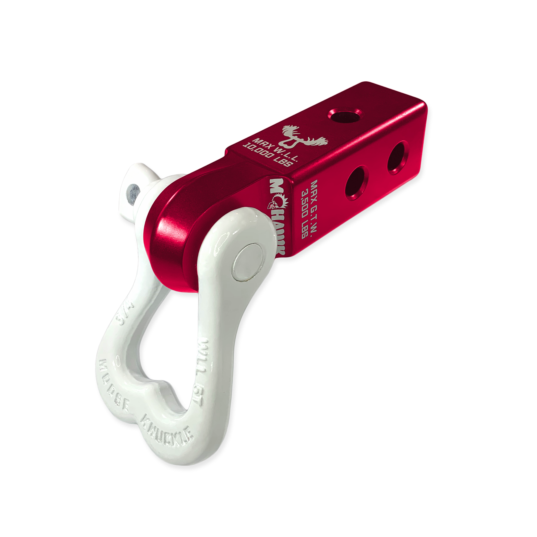 Photo of XL 3/4 Shackle and Mohawk 2.0 Receiver Combo by Forward Notion, LLC - Premium Recovery Gear for UTVs / Side by Sides