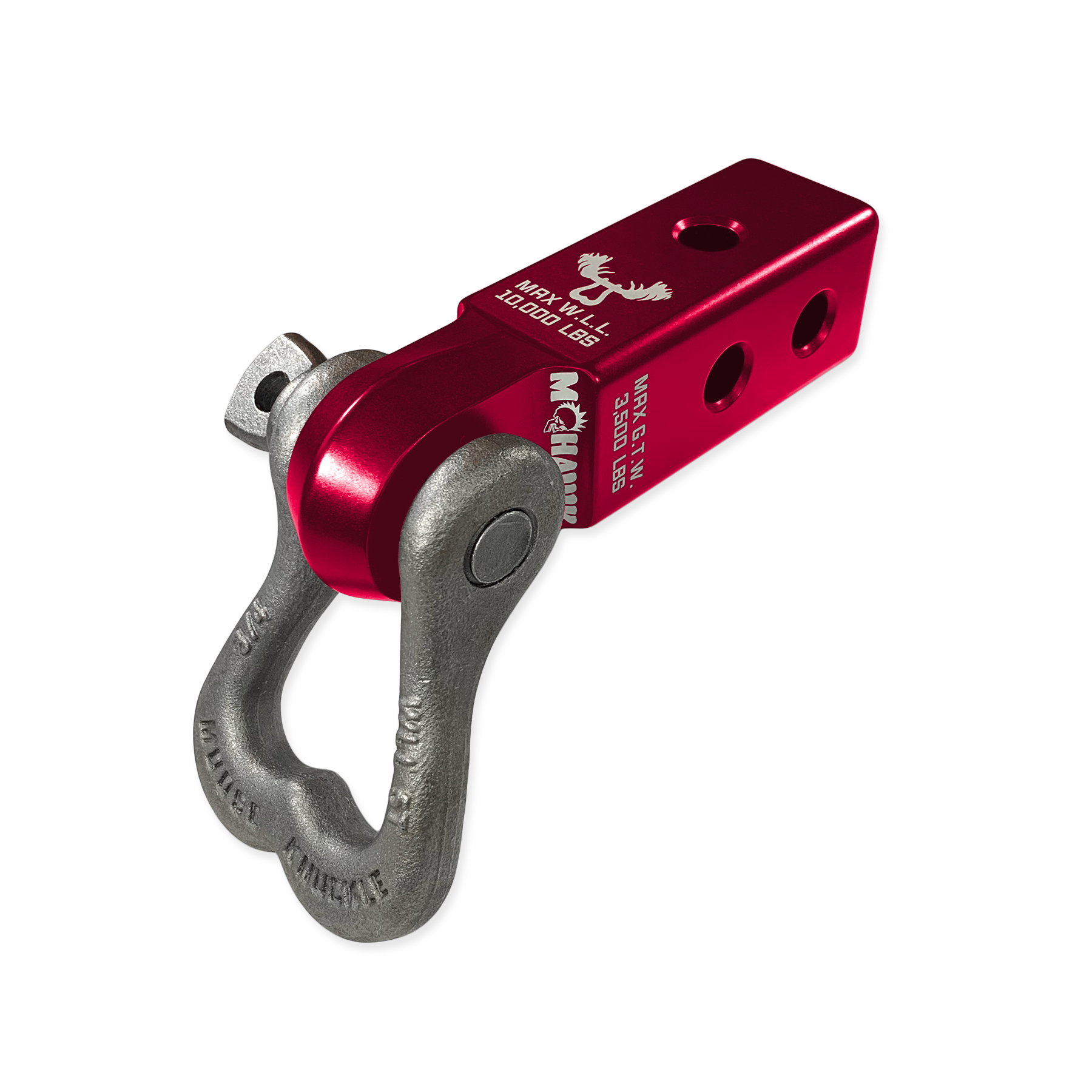 Photo of XL 3/4 Shackle and Mohawk 2.0 Receiver Combo by Forward Notion, LLC - Premium Recovery Gear for UTVs / Side by Sides