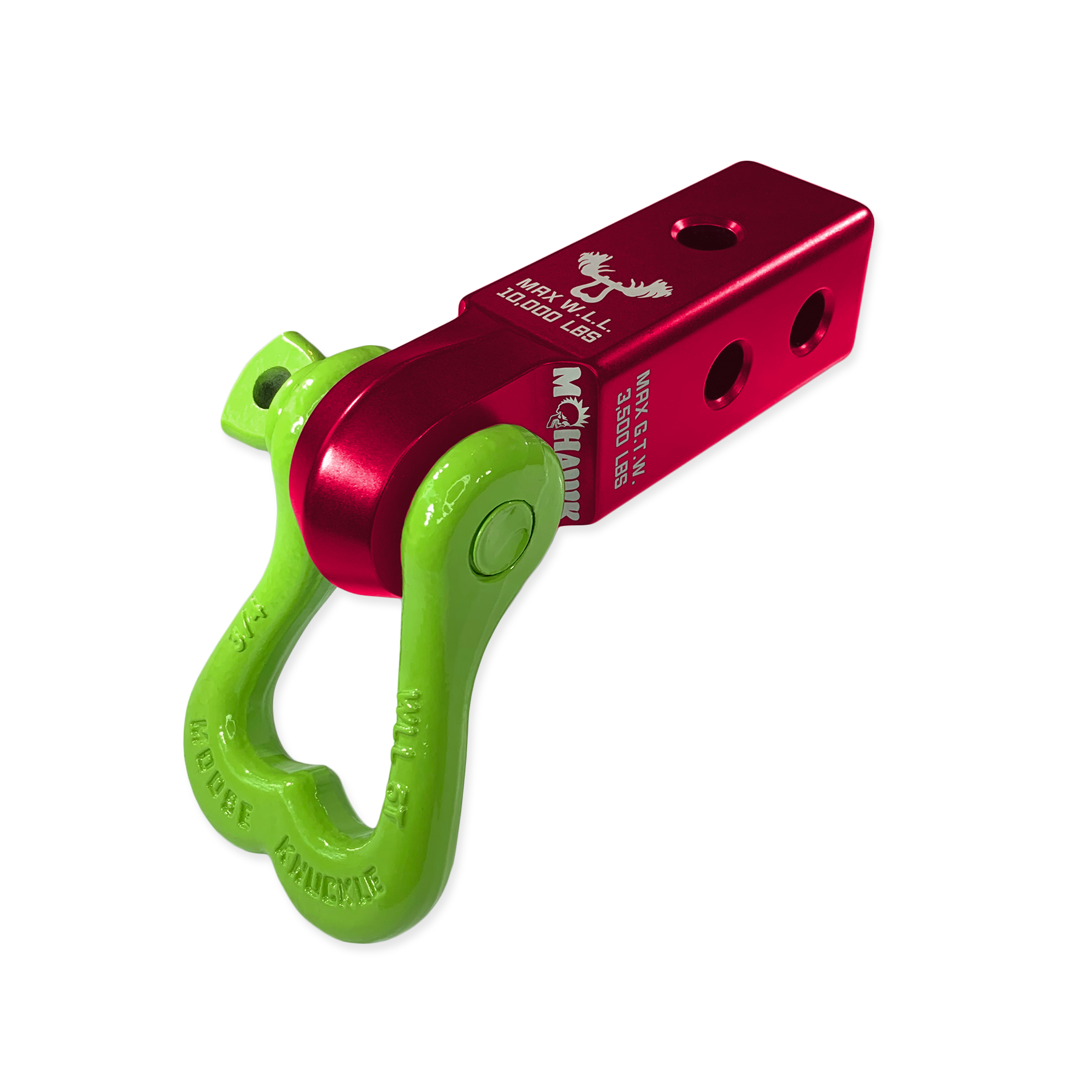 Photo of XL 3/4 Shackle and Mohawk 2.0 Receiver Combo by Forward Notion, LLC - Premium Recovery Gear for UTVs / Side by Sides