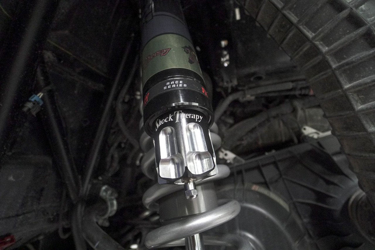Photo of Billet Reservoir Caps for Fox Shocks with 2.0" / 2.5" Reservoir Bodies by Shock Therapy - Premium Shocks, Springs, & Accessories for UTVs / Side by Sides