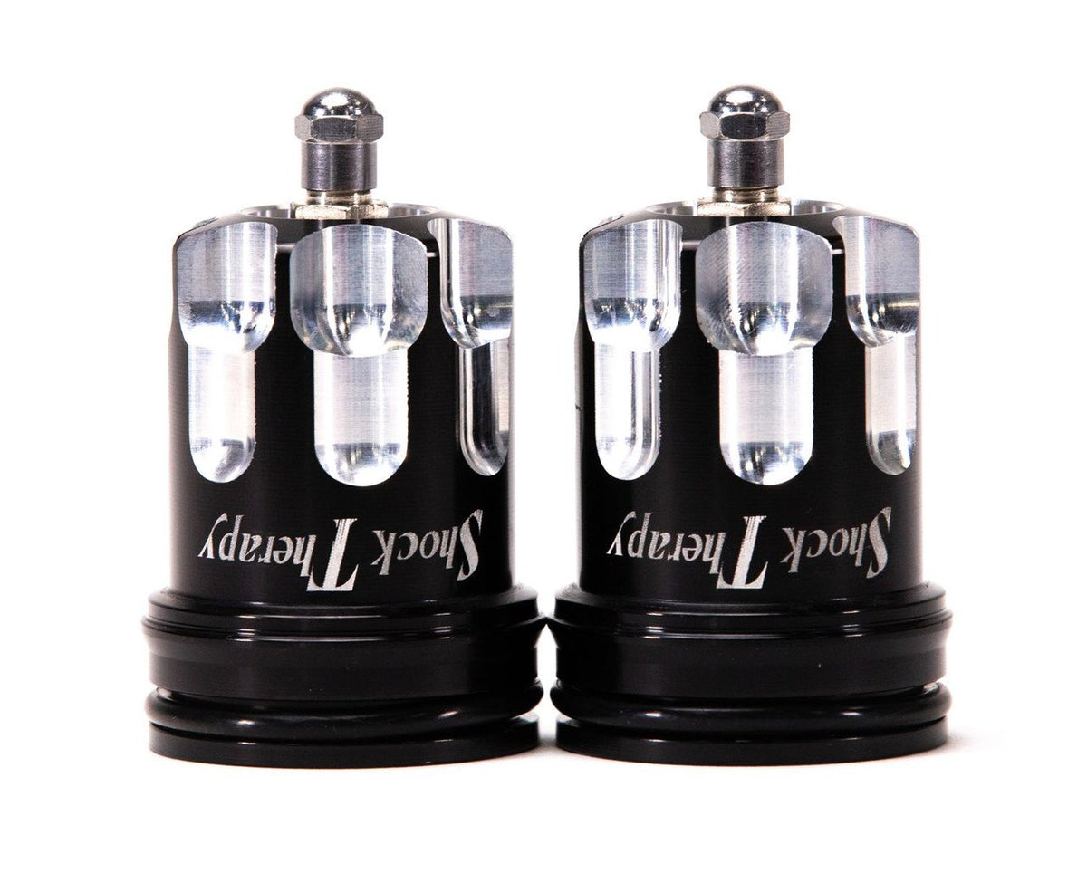 Photo of Billet Reservoir Caps for Fox Shocks with 2.0" / 2.5" Reservoir Bodies by Shock Therapy - Premium Shocks, Springs, & Accessories for UTVs / Side by Sides