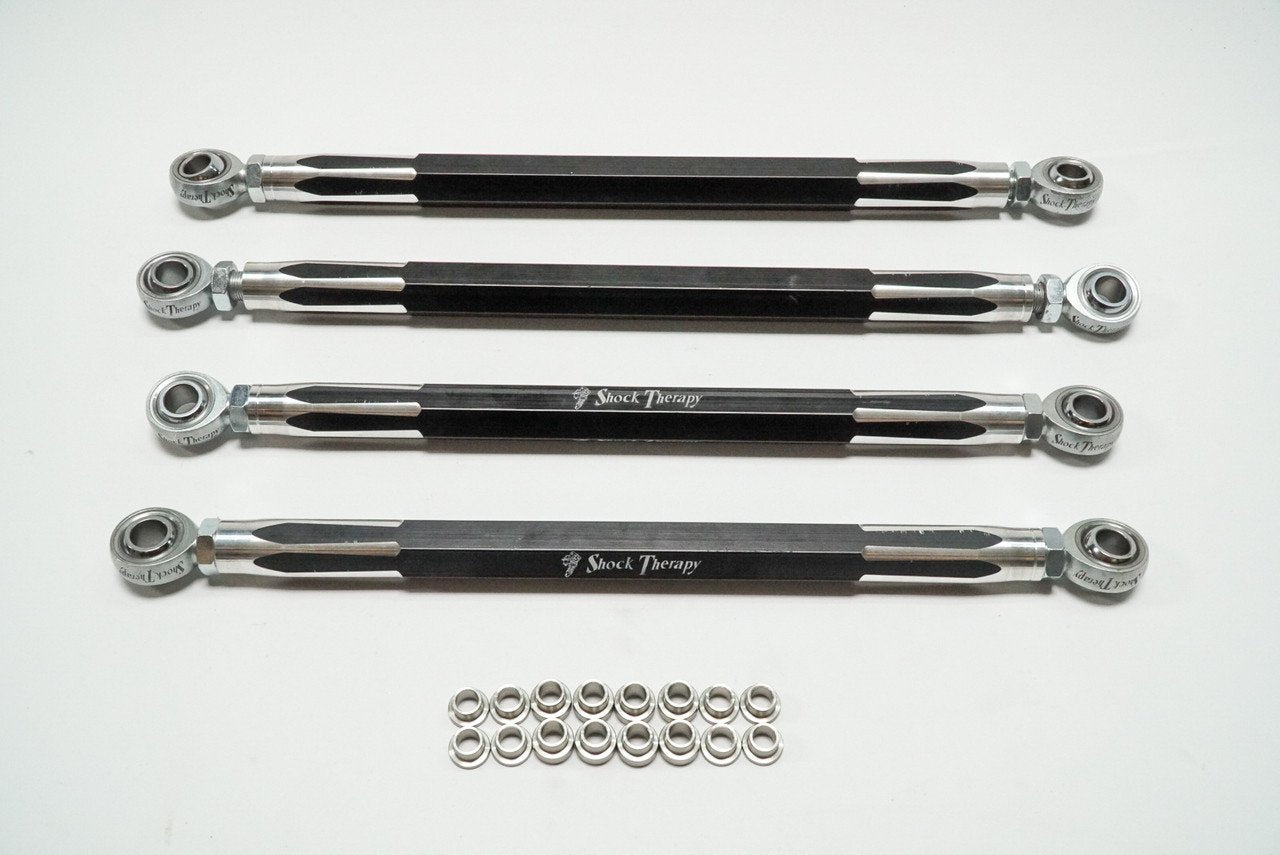 Photo of Polaris RZR Pro XP Radius Rod Kit by Shock Therapy - Premium Radius Rods & Plates for UTVs / Side by Sides