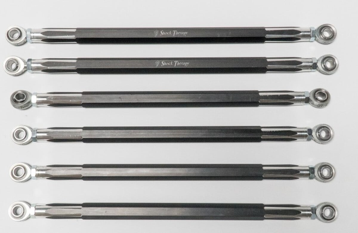 Photo of Segway Villain Radius Rod Kit by Shock Therapy - Premium Radius Rods & Plates for UTVs / Side by Sides