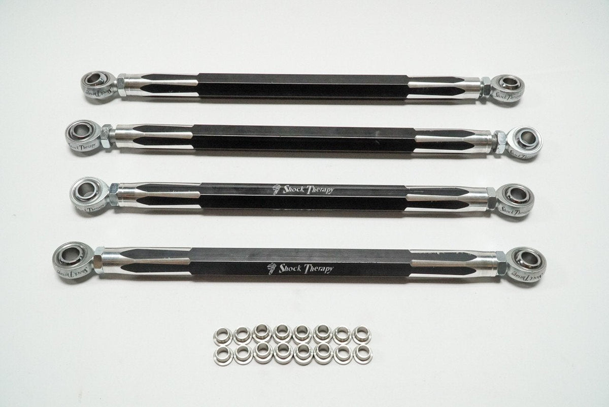 Photo of Polaris RZR Turbo S Radius Rods by Shock Therapy - Premium Radius Rods & Plates for UTVs / Side by Sides