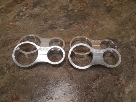Photo of R*S*K Billet Shock Reservoir Clamps by RSK / Rebel Style Kustoms - Premium for UTVs / Side by Sides