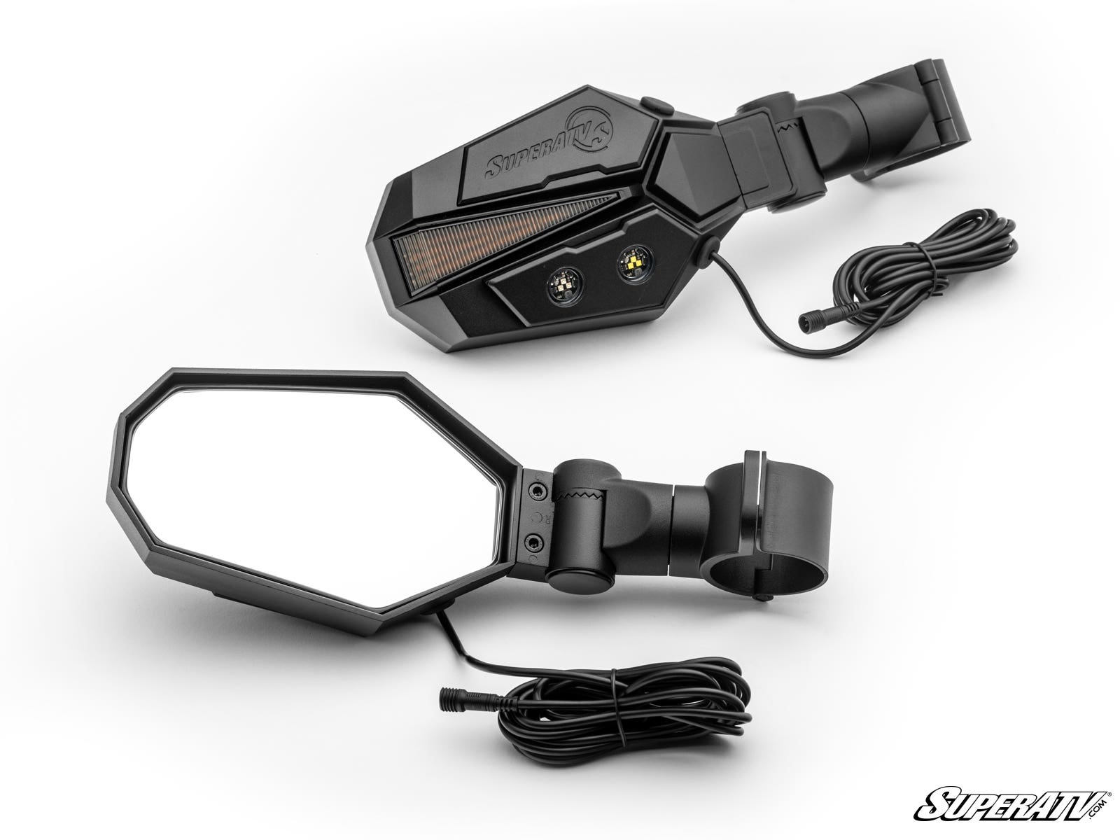 Photo of SuperATV Arctic Cat Lighted Side-View Mirrors by SuperATV - Premium Mirrors for UTVs / Side by Sides