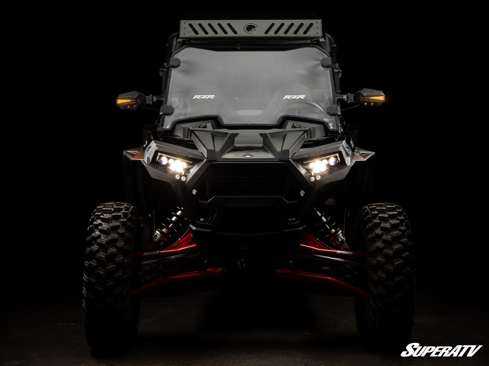 Photo of SuperATV Arctic Cat Lighted Side-View Mirrors by SuperATV - Premium Mirrors for UTVs / Side by Sides