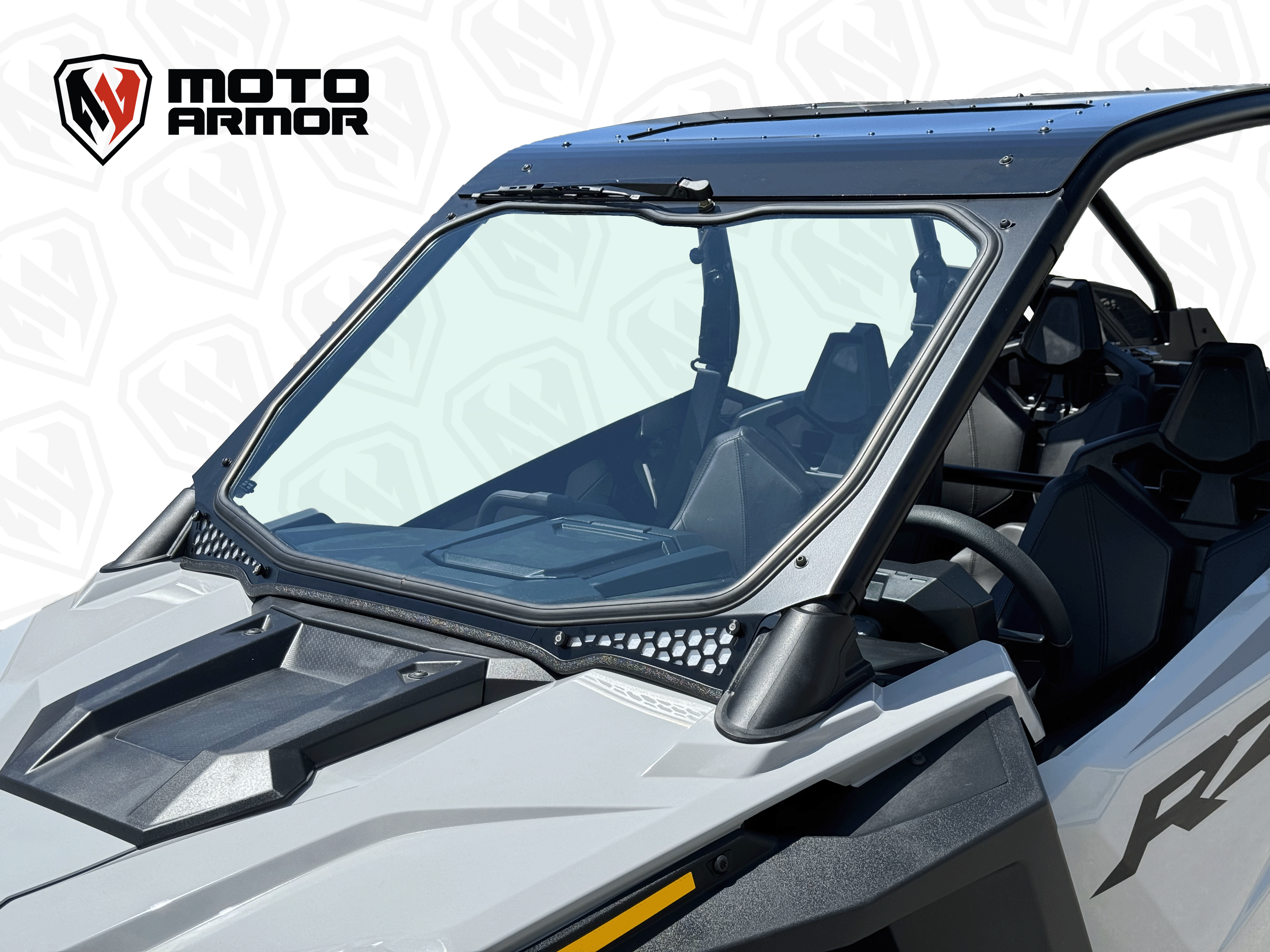 Photo of Polaris RZR Pro Max Visibility Full Glass Windshield by Moto Armor - Premium Windshields for UTVs / Side by Sides