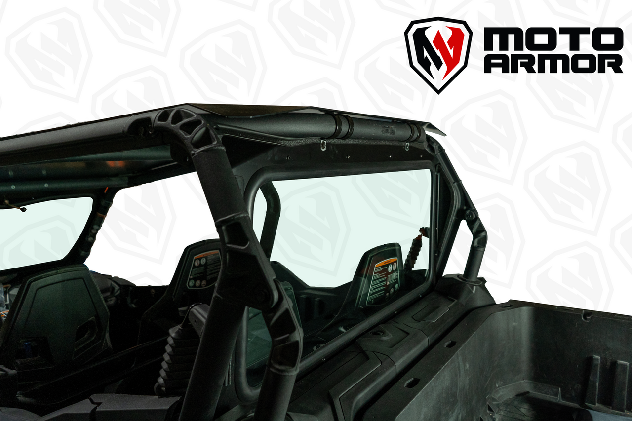 Photo of Rear Glass Window/Windshield for Can-Am Commander and Maverick Trail/Sport by Moto Armor - Premium for UTVs / Side by Sides