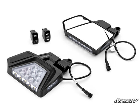 Can-Am Dual Section LED Side-View Mirrors