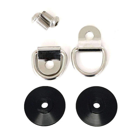 Photo of Simpson Helmet D-Ring Hardware Kit by Rugged Radios - Premium for UTVs / Side by Sides