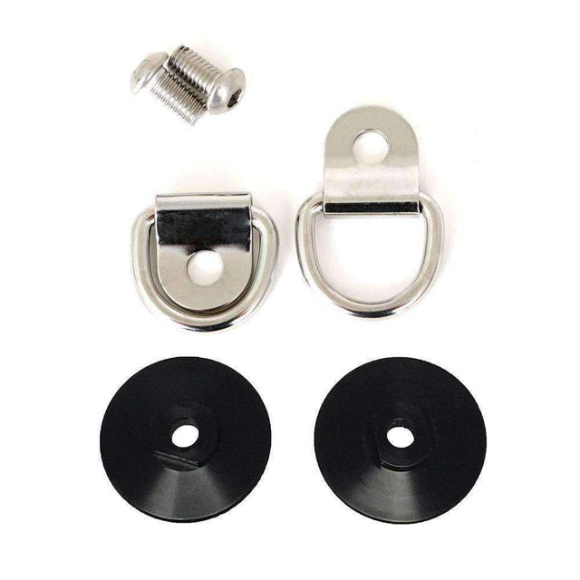 Photo of Simpson Helmet D-Ring Hardware Kit by Rugged Radios - Premium for UTVs / Side by Sides