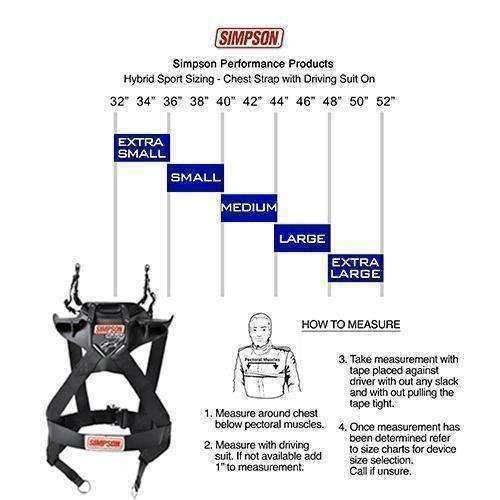 Photo of Simpson Hybrid Sport Head & Neck Restraint by Rugged Radios - Premium for UTVs / Side by Sides